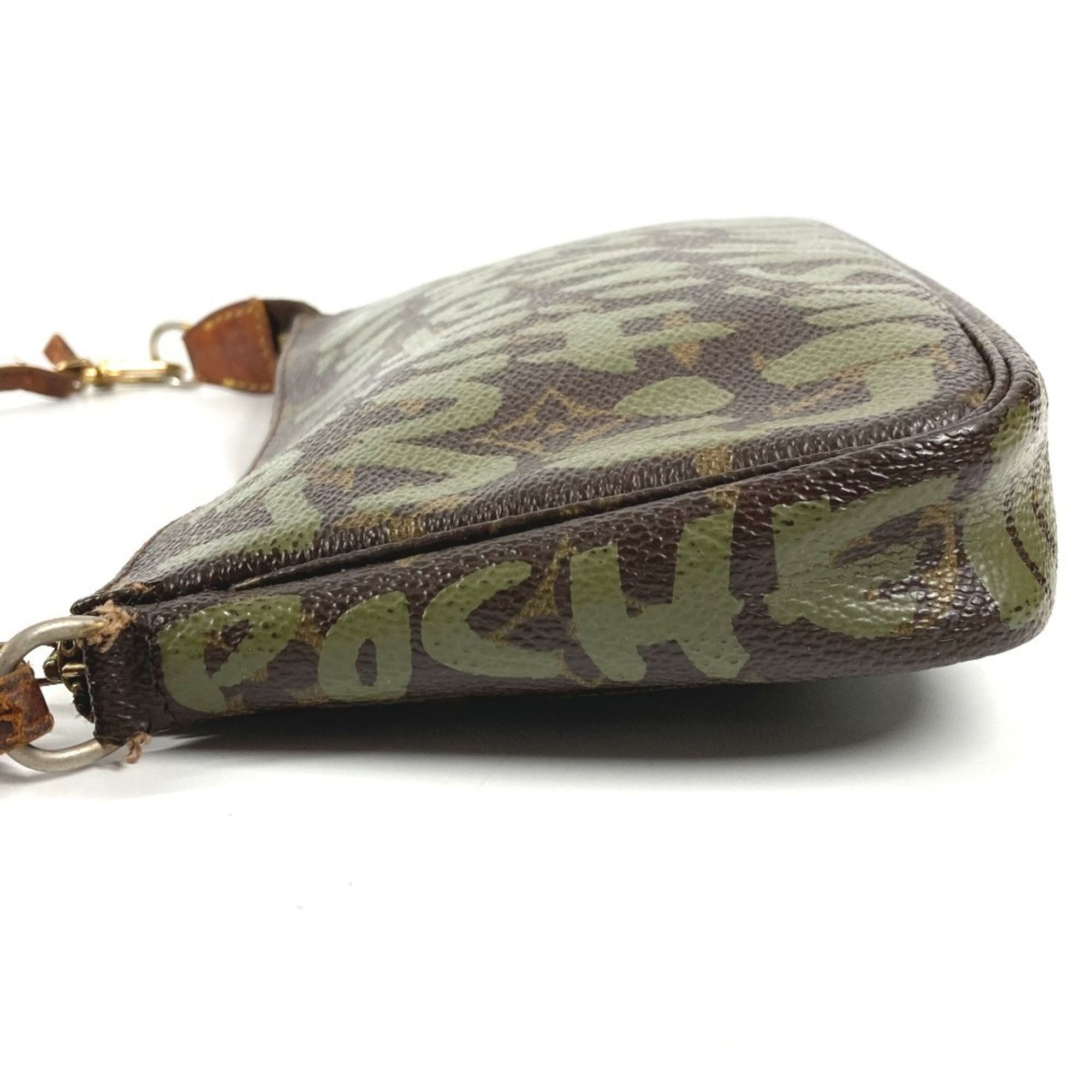 Monogram Graffiti Canvas Handbag Pochette Pouch Shoulder Bag (Pre-Owned) - Louis Vuitton - Modalova