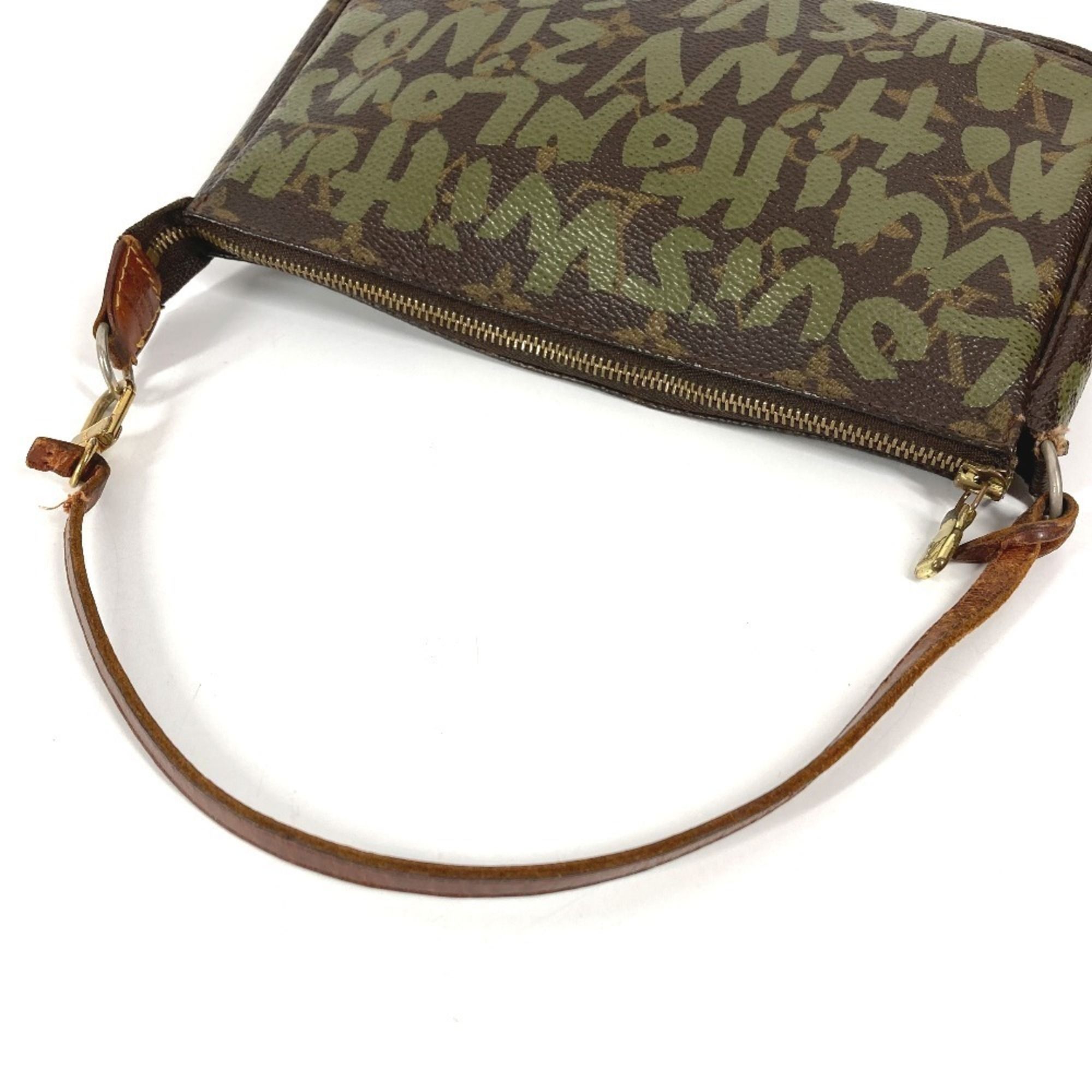 Monogram Graffiti Canvas Handbag Pochette Pouch Shoulder Bag (Pre-Owned) - Louis Vuitton - Modalova