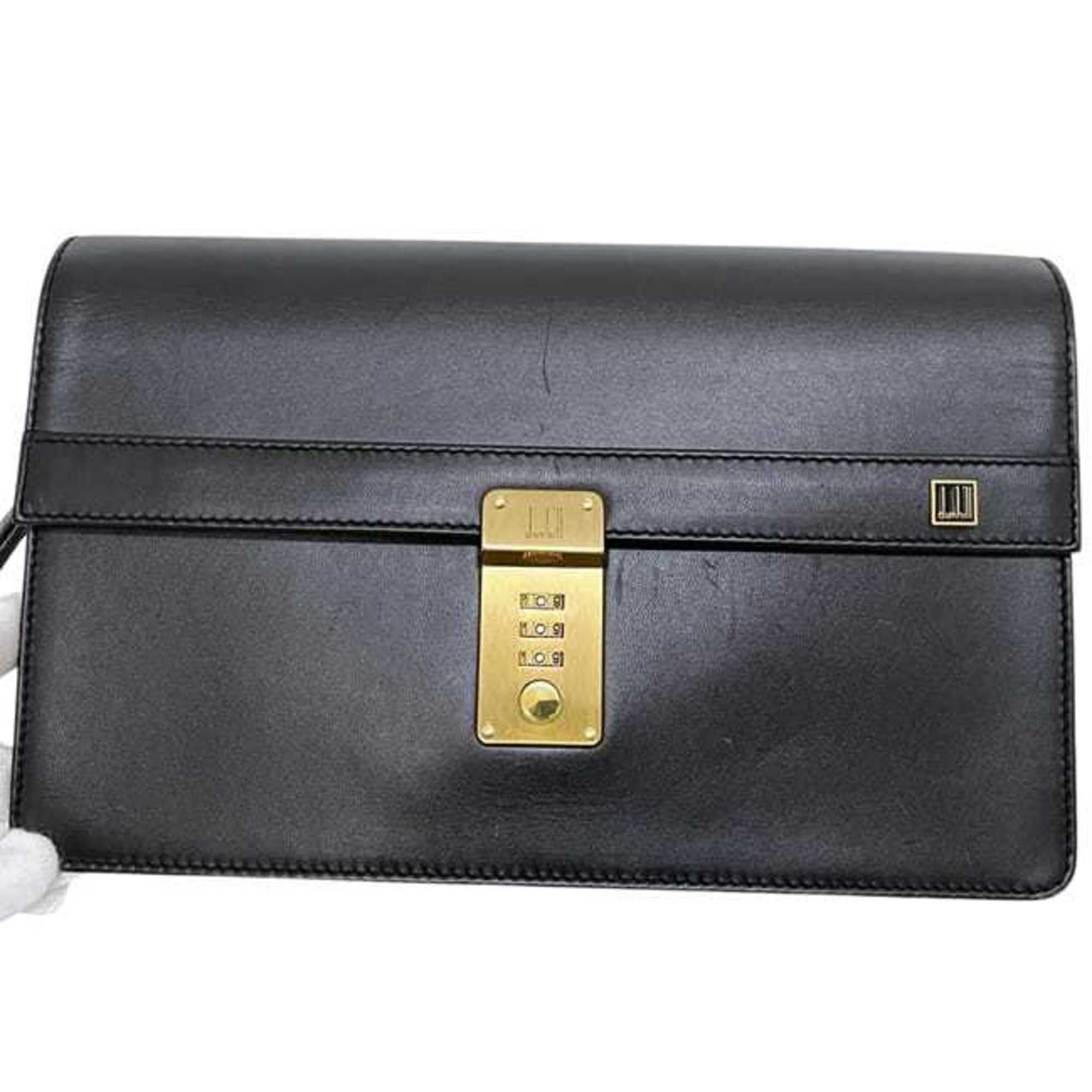 Leather Clutch Bag (Pre-Owned) - Dunhill - Modalova