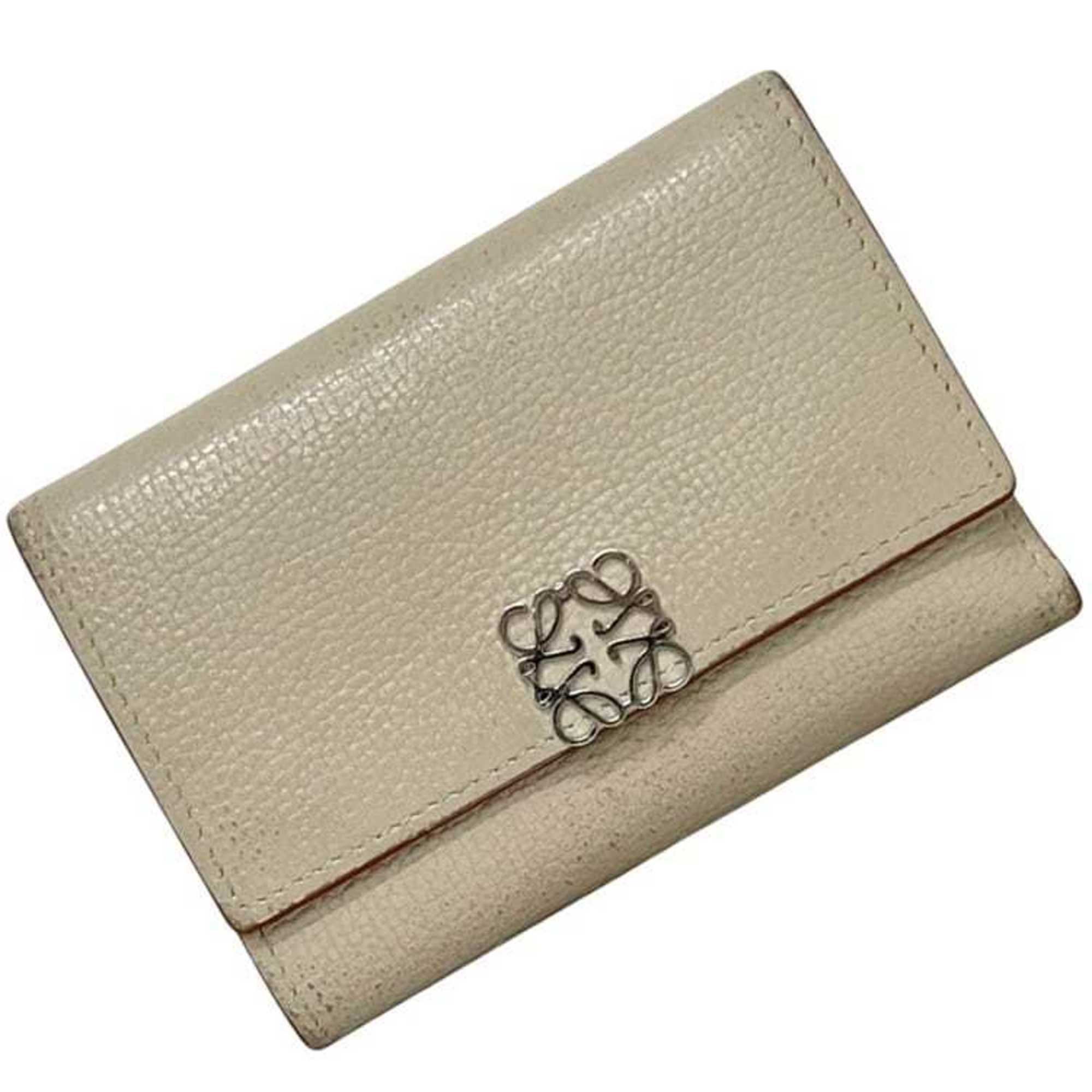 Leather Wallet (Tri-Fold) (Pre-Owned) - Loewe - Modalova