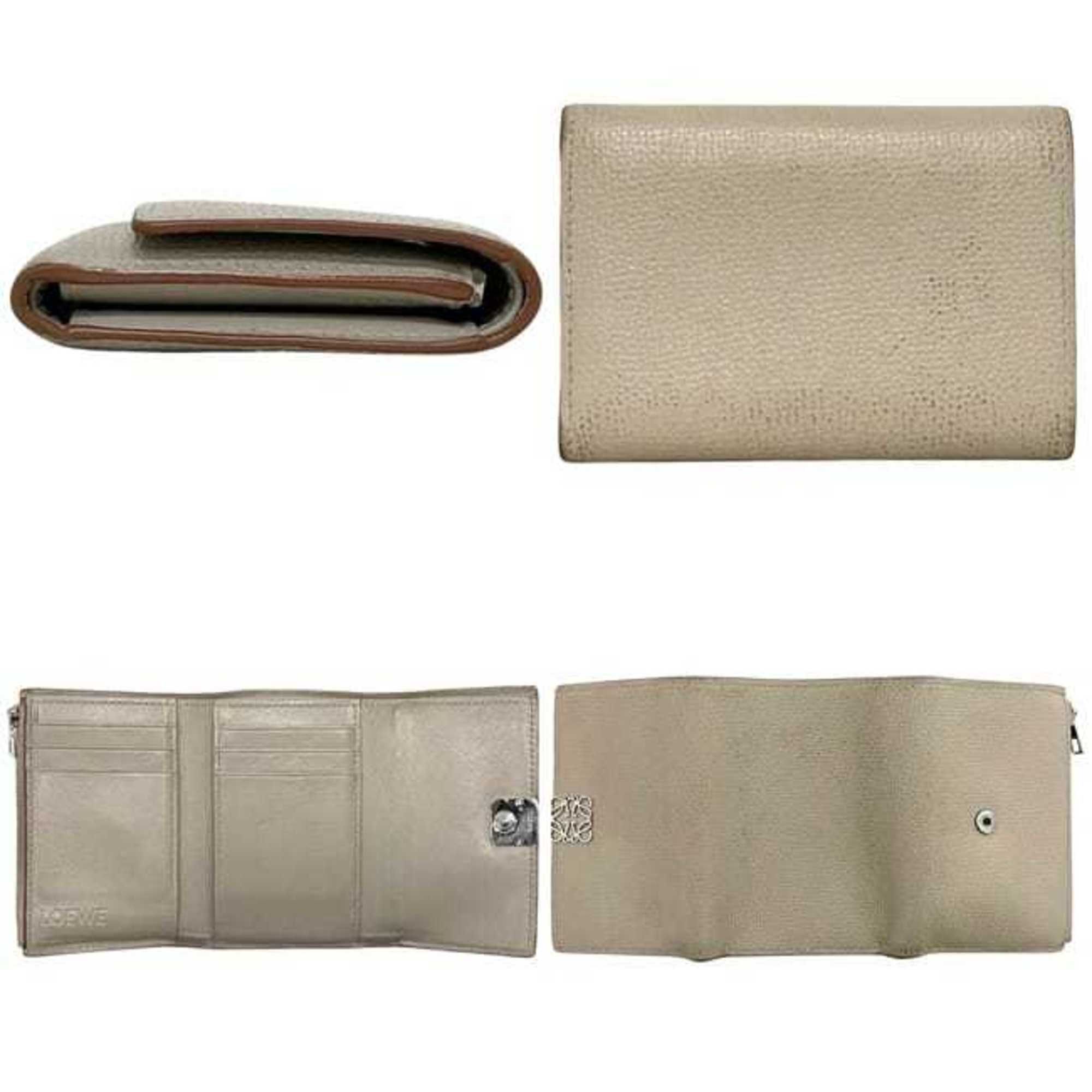 Leather Wallet (Tri-Fold) (Pre-Owned) - Loewe - Modalova