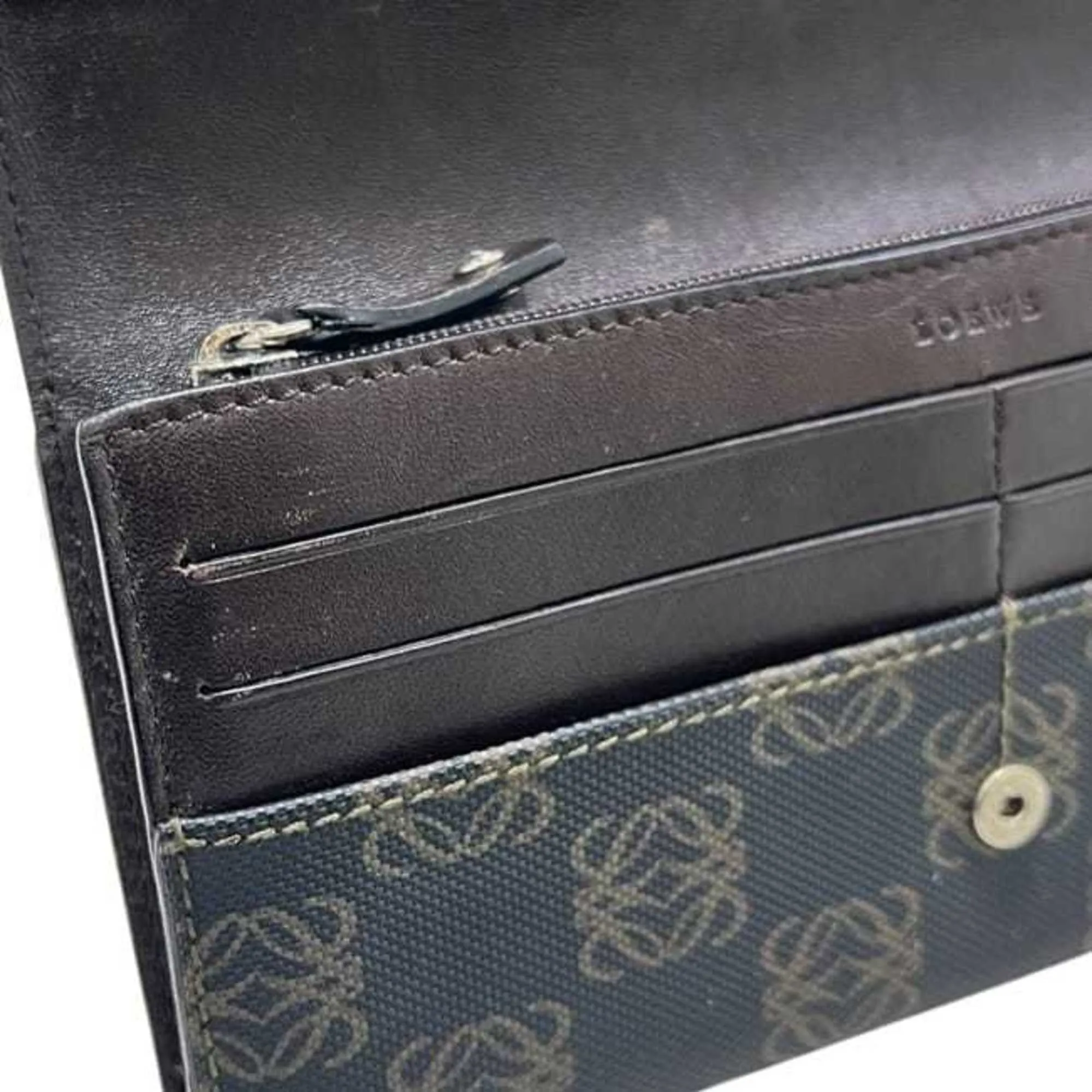 Pvc Leather Long Wallet (Bi-Fold) (Pre-Owned) - Loewe - Modalova