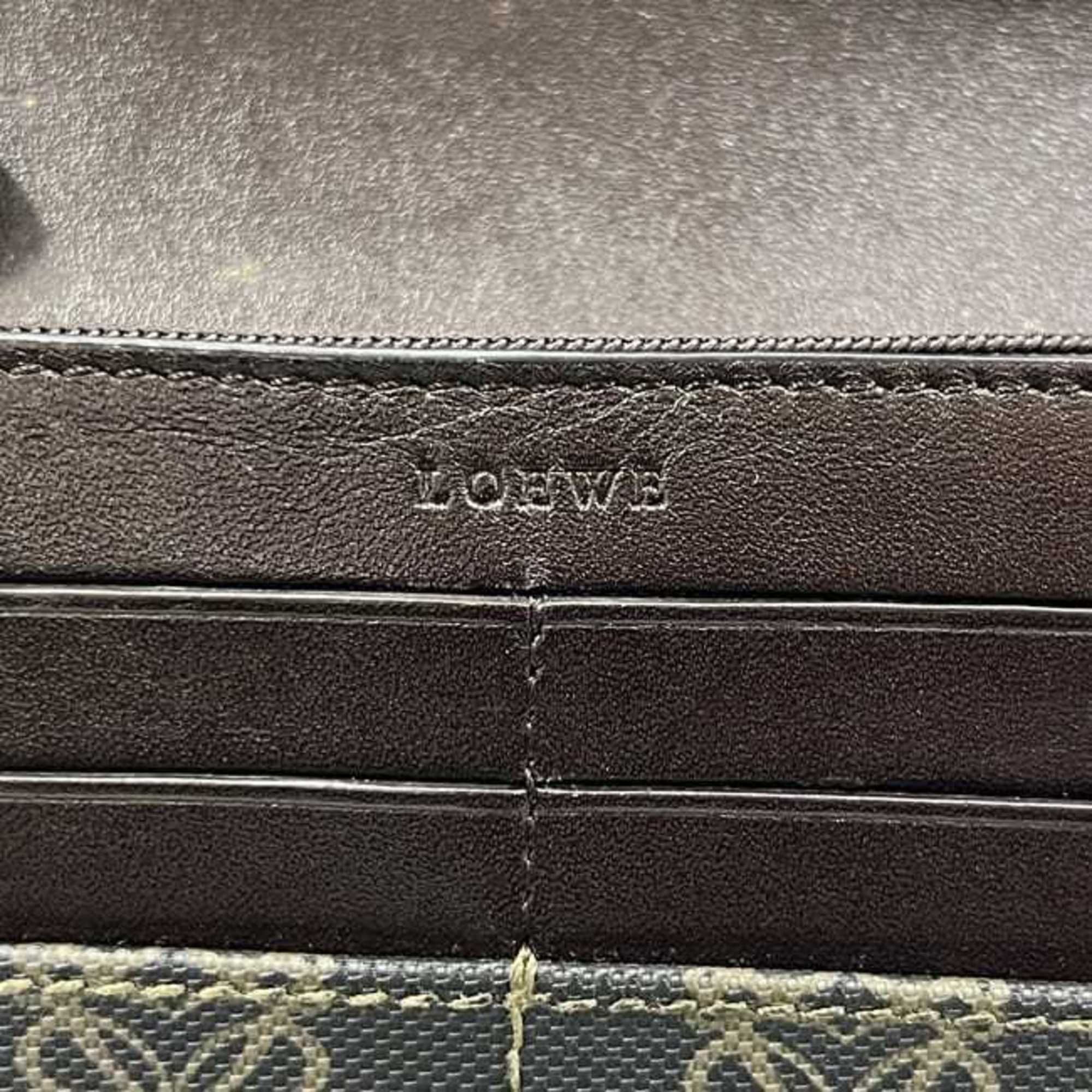 Pvc Leather Long Wallet (Bi-Fold) (Pre-Owned) - Loewe - Modalova