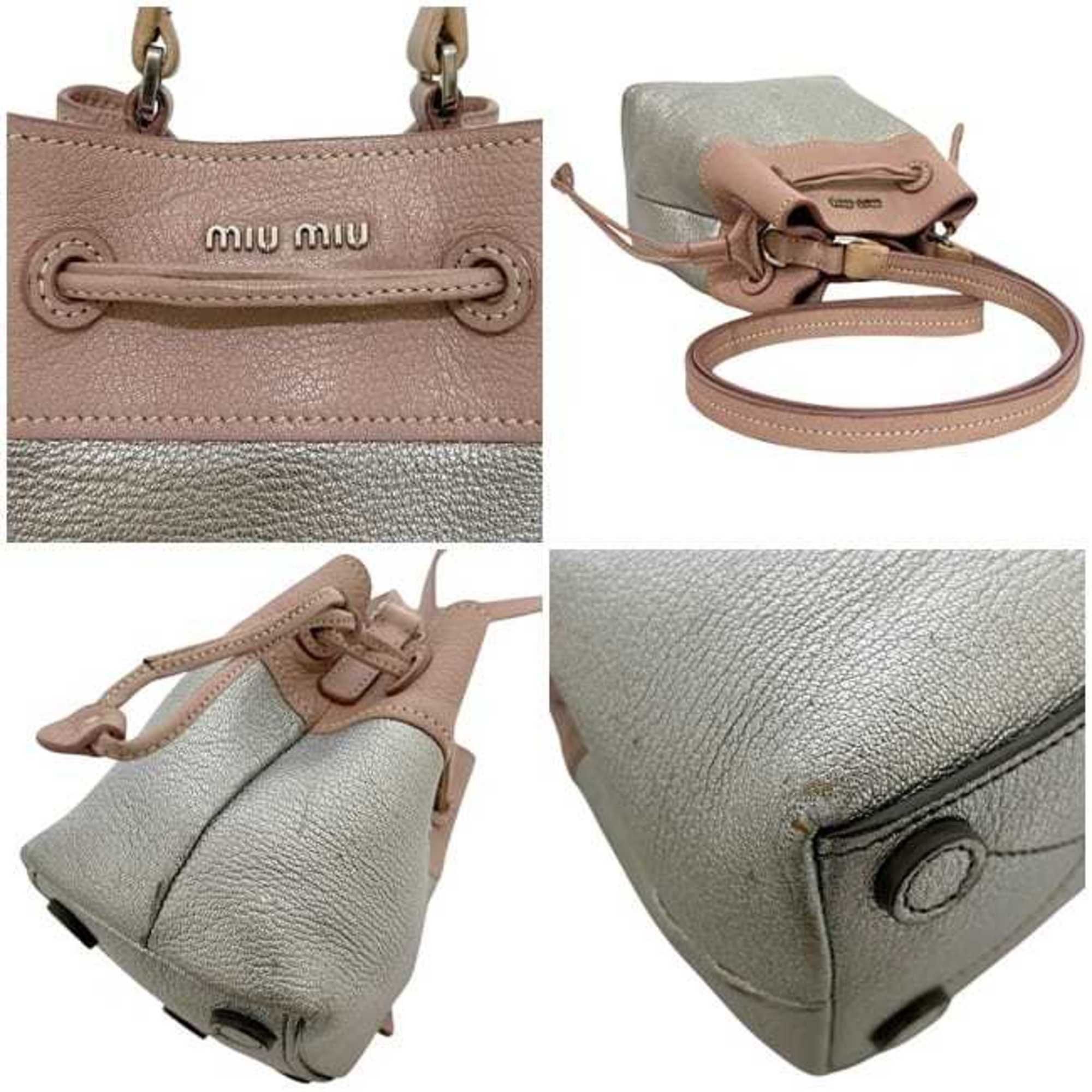 Leather Shoulder Bag (Pre-Owned) - Miu Miu - Modalova