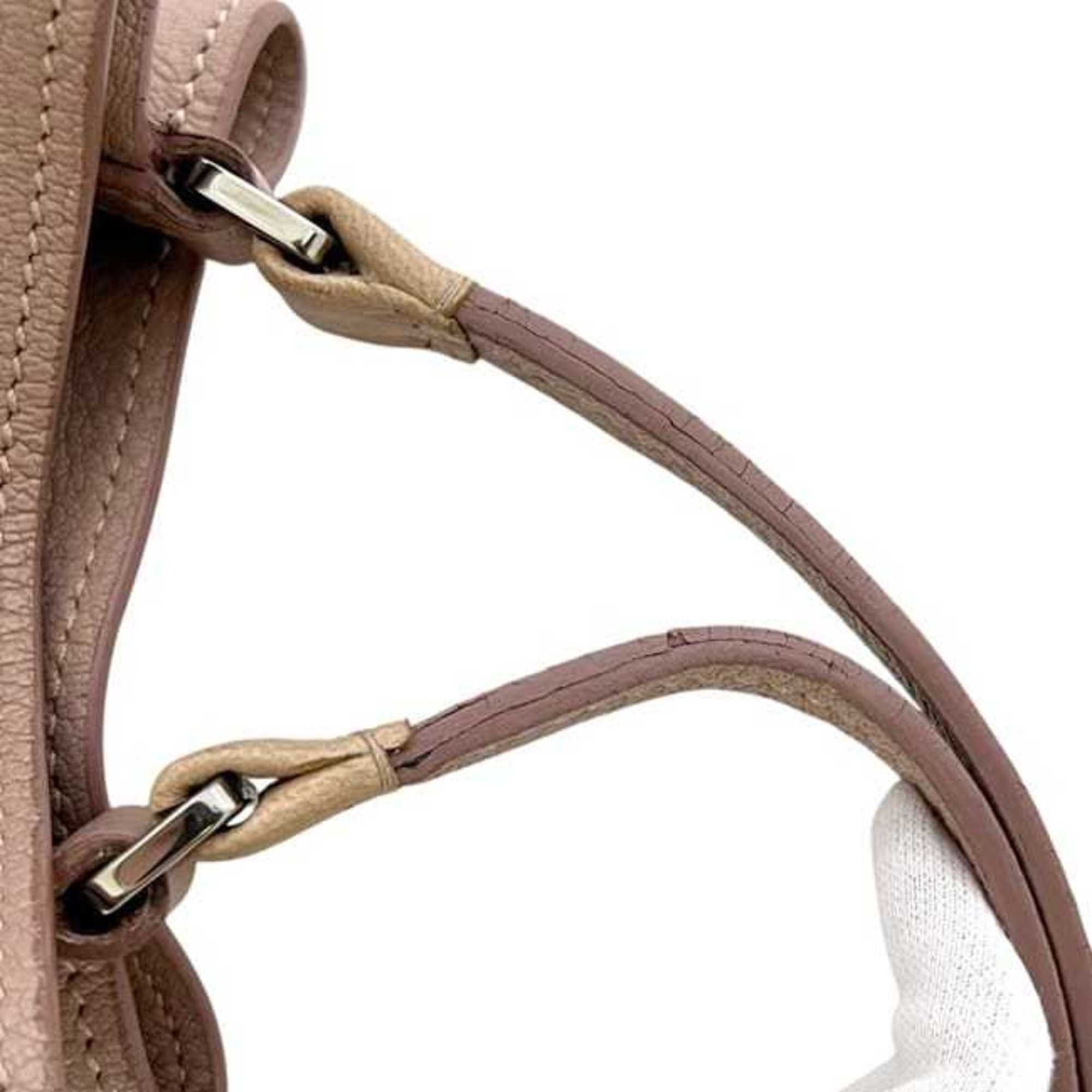 Leather Shoulder Bag (Pre-Owned) - Miu Miu - Modalova