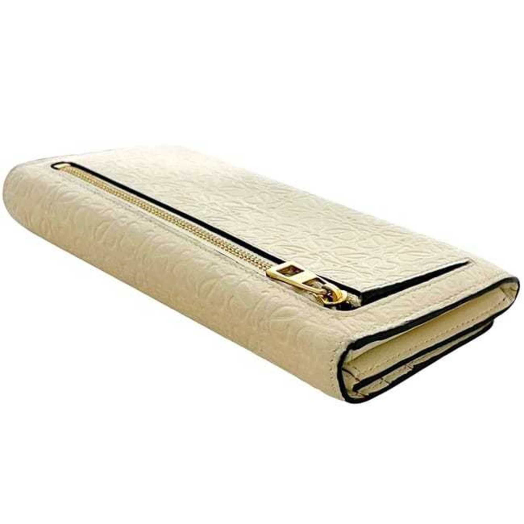 Leather Long Wallet (Bi-Fold) (Pre-Owned) - Loewe - Modalova