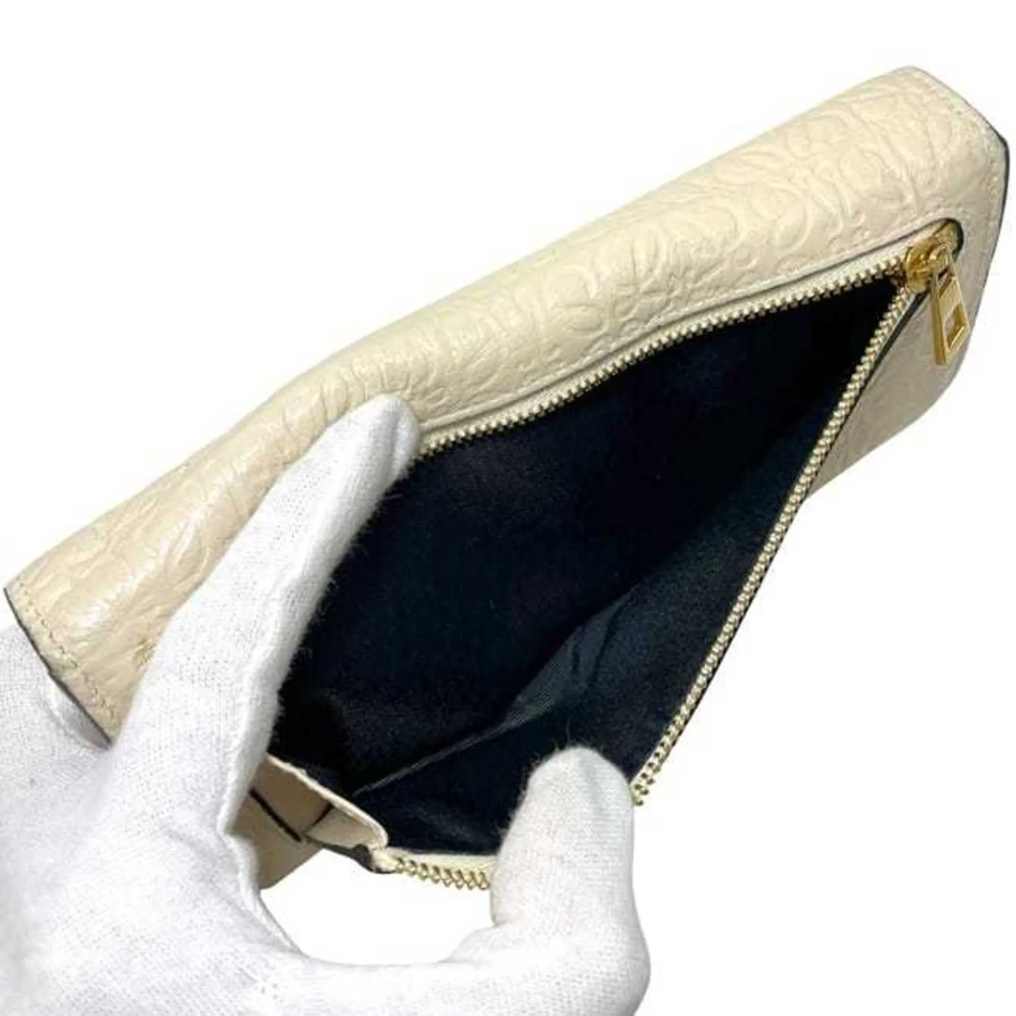 Leather Long Wallet (Bi-Fold) (Pre-Owned) - Loewe - Modalova