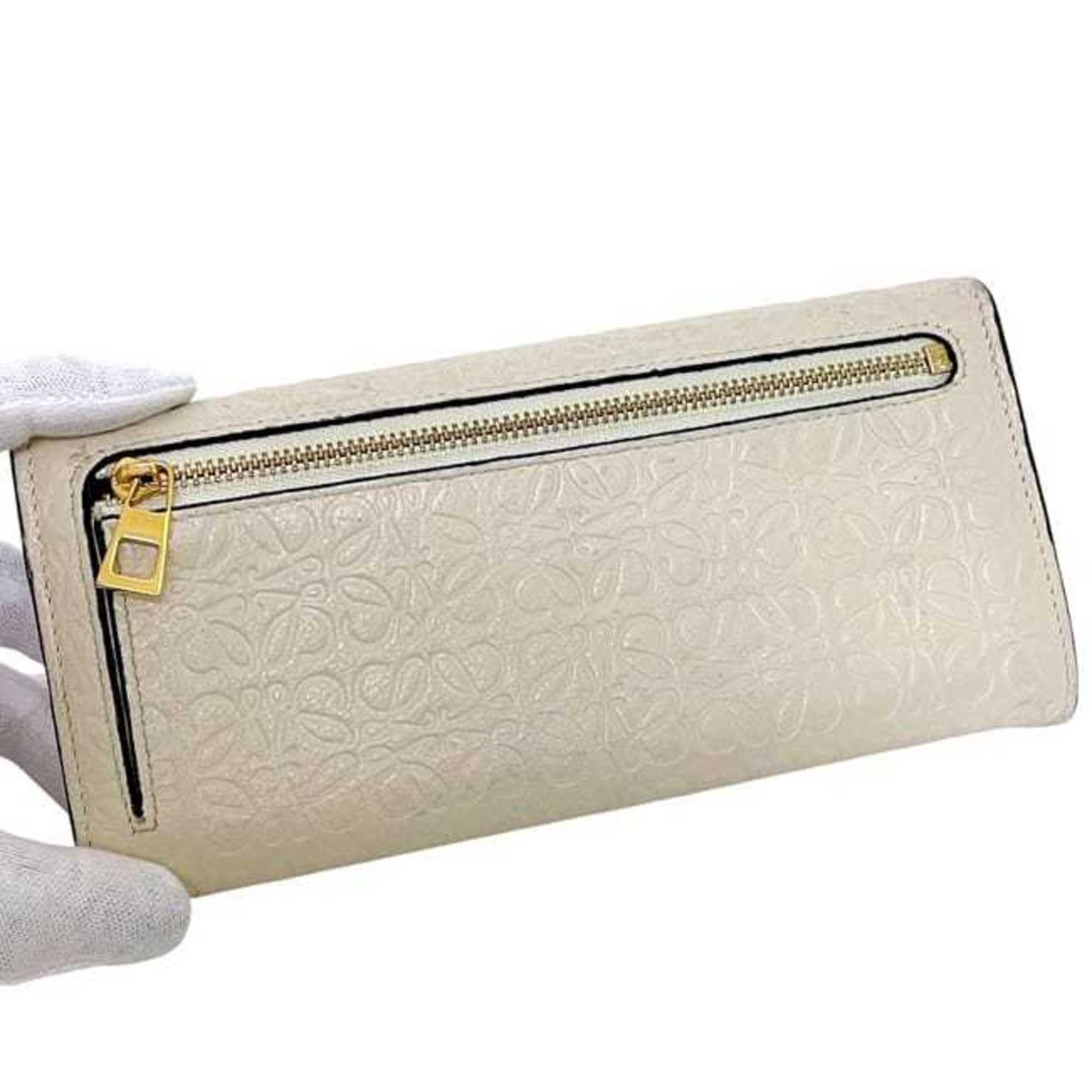 Leather Long Wallet (Bi-Fold) (Pre-Owned) - Loewe - Modalova