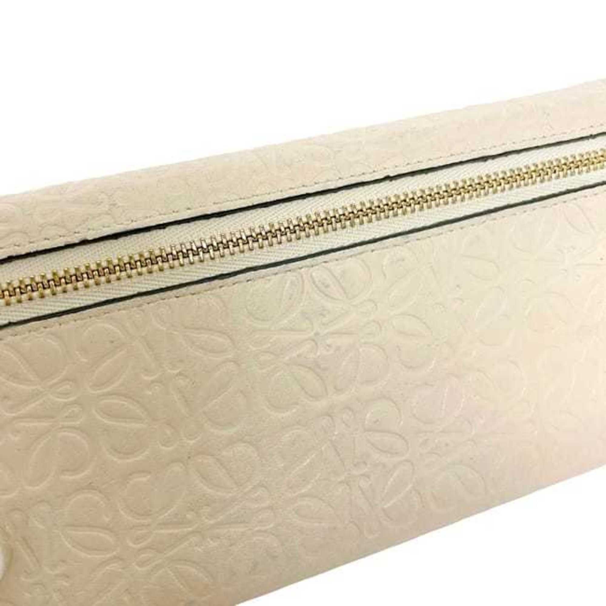Leather Long Wallet (Bi-Fold) (Pre-Owned) - Loewe - Modalova