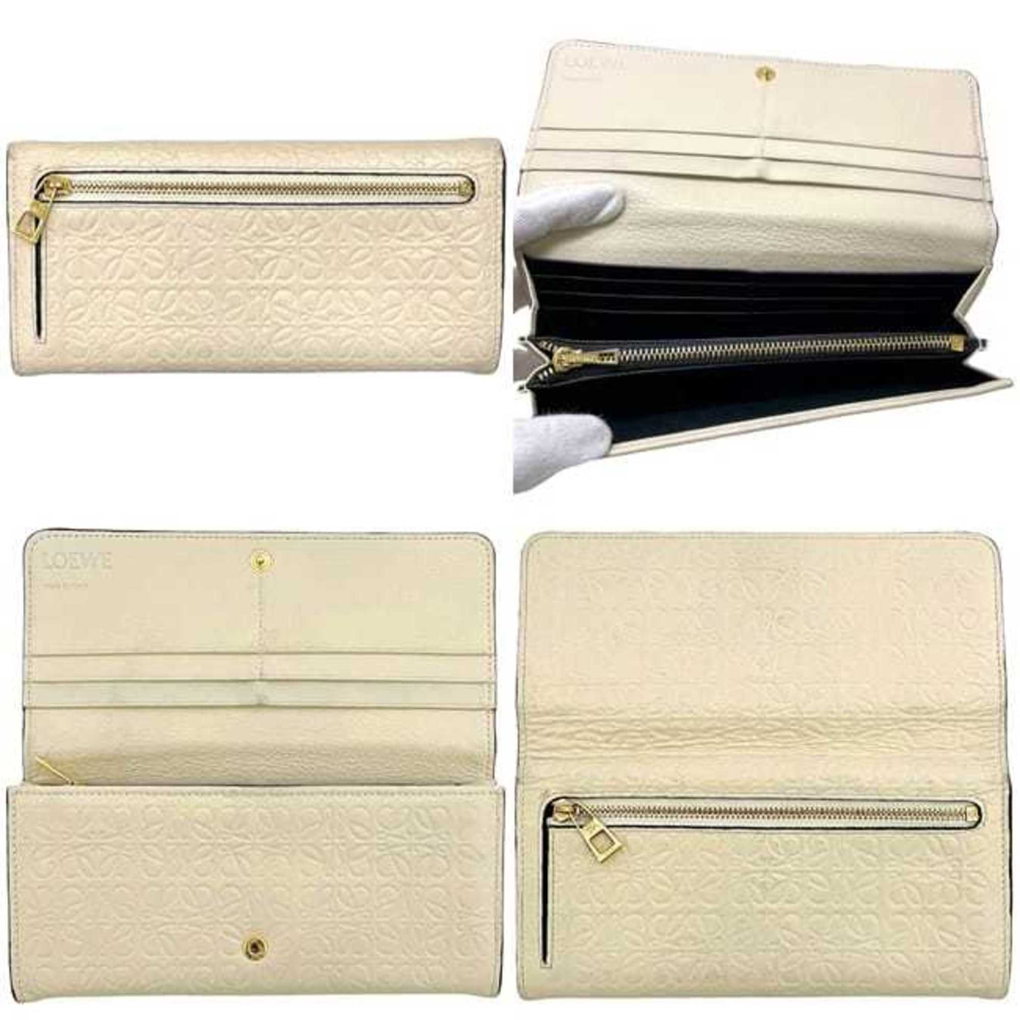 Leather Long Wallet (Bi-Fold) (Pre-Owned) - Loewe - Modalova