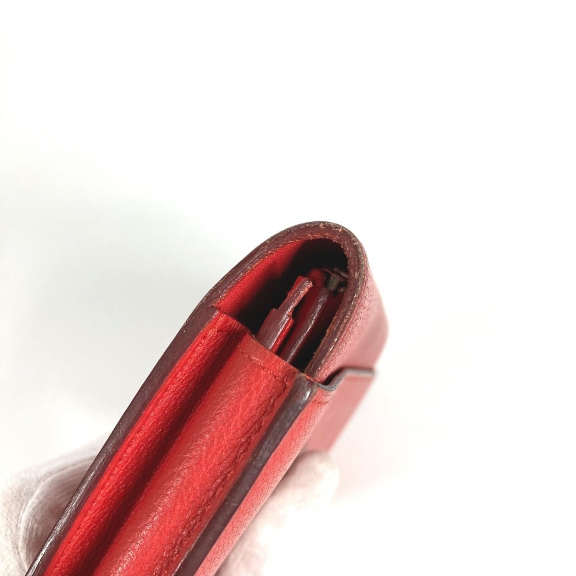 Leather Long Wallet (Bi-Fold) (Pre-Owned) - Hermes - Modalova
