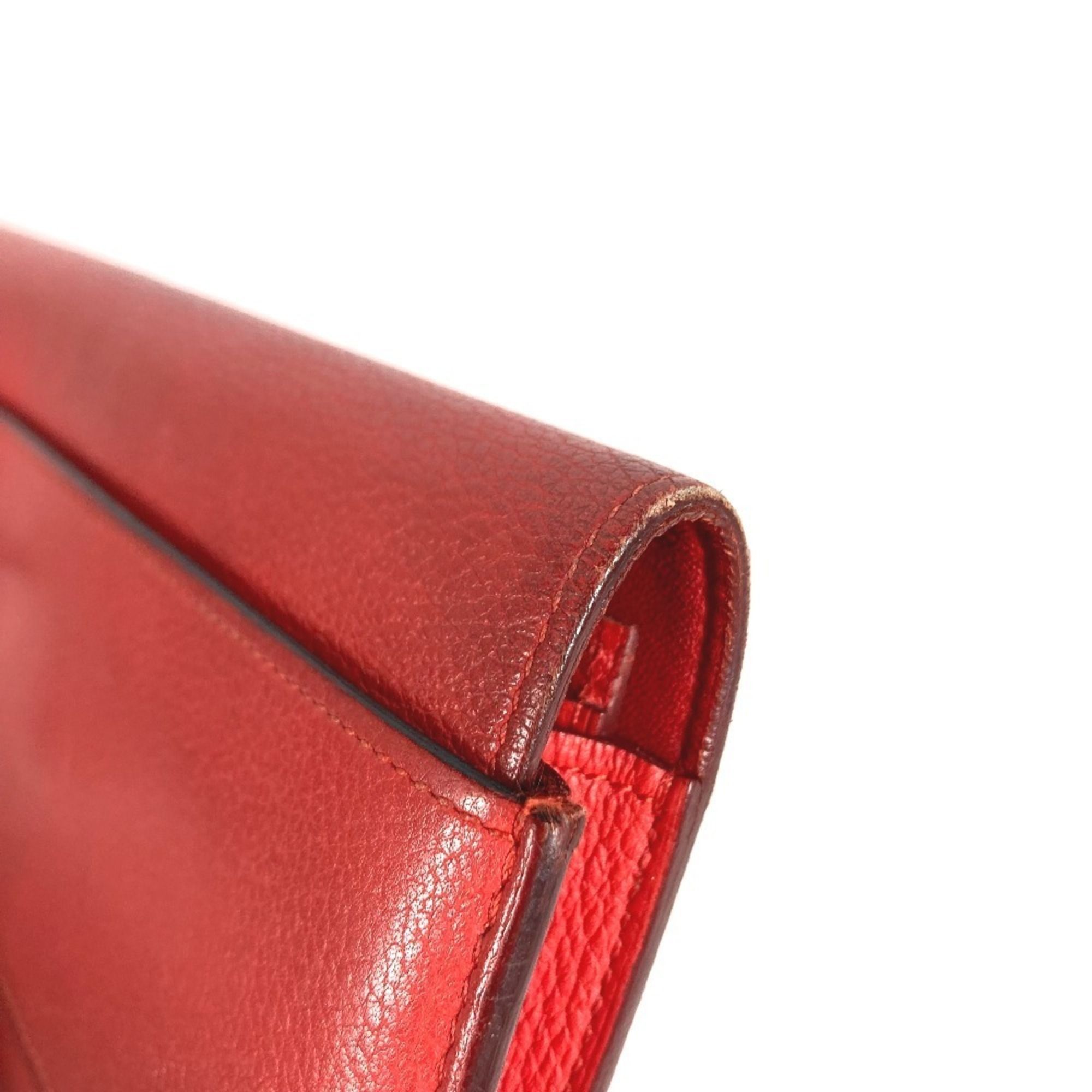 Leather Long Wallet (Bi-Fold) (Pre-Owned) - Hermes - Modalova
