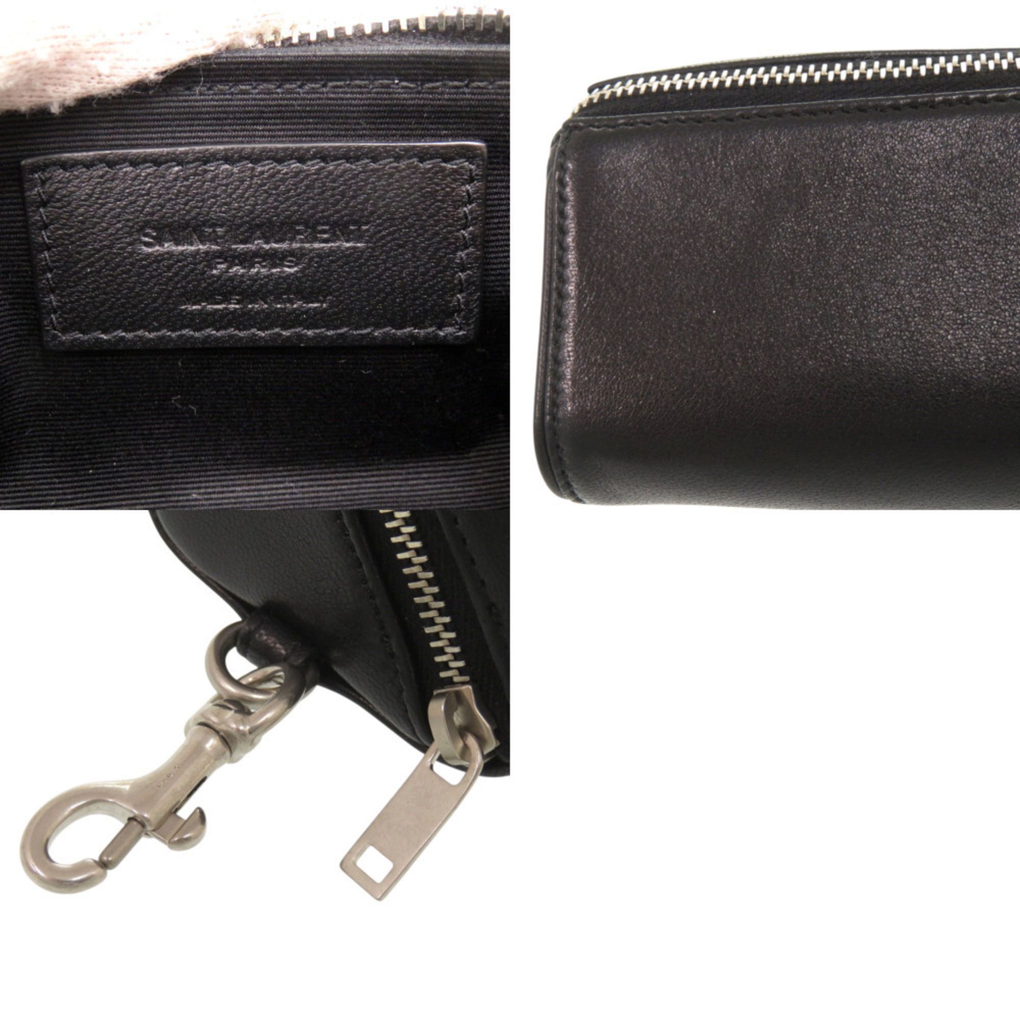 Leather Pouch Shoulder Bag (Pre-Owned) - Yves Saint Laurent - Modalova