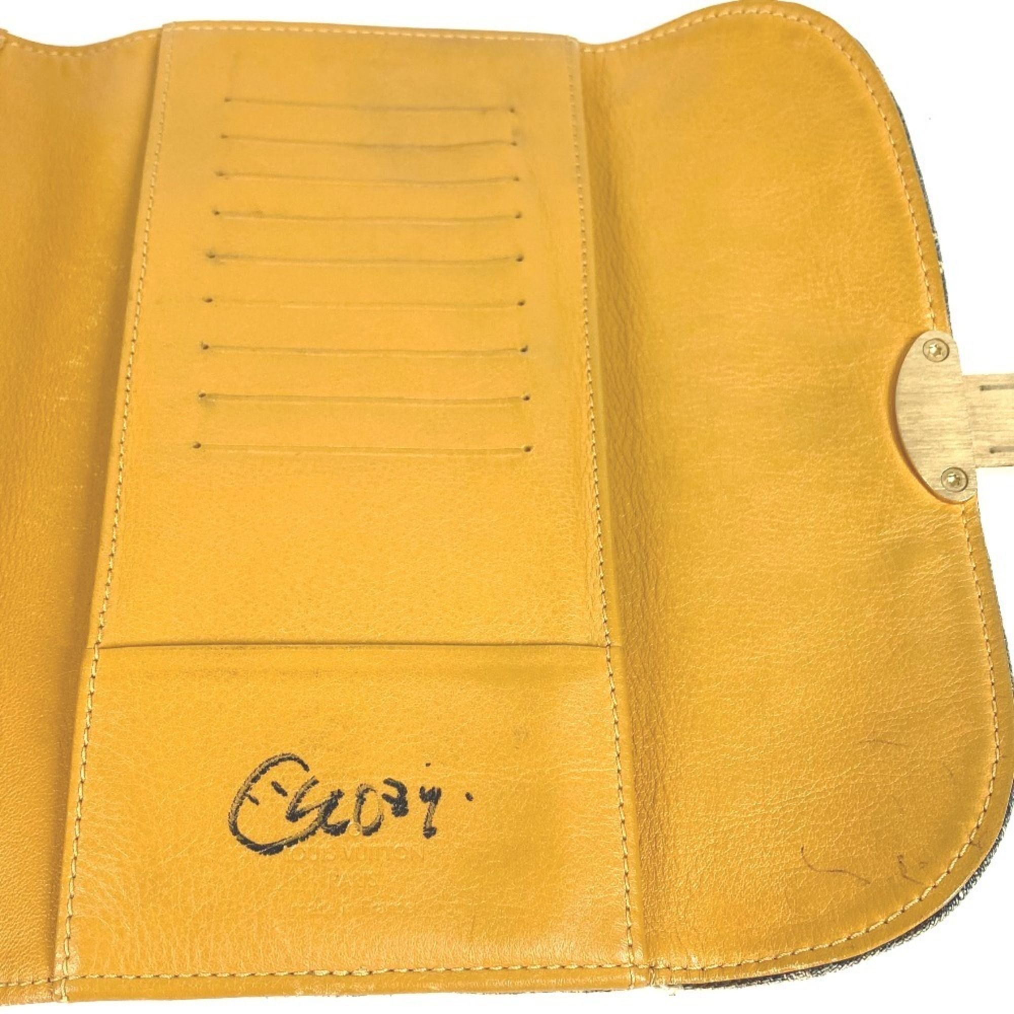 Denim Canvas Long Wallet (Bi-Fold) (Pre-Owned) - Louis Vuitton - Modalova