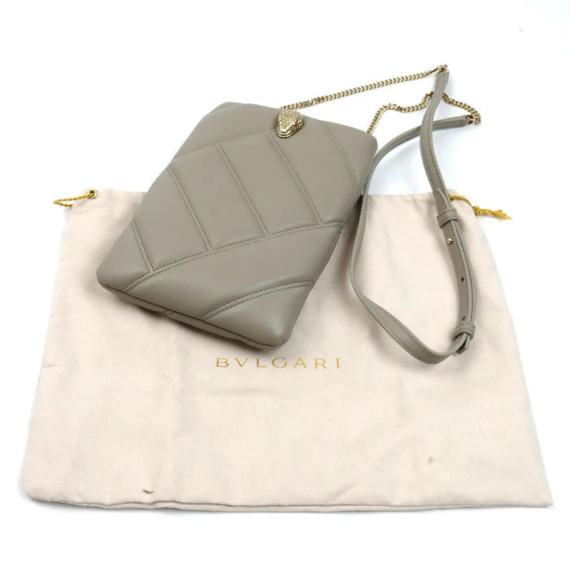 Leather Shoulder Bag (Pre-Owned) - Bvlgari - Modalova