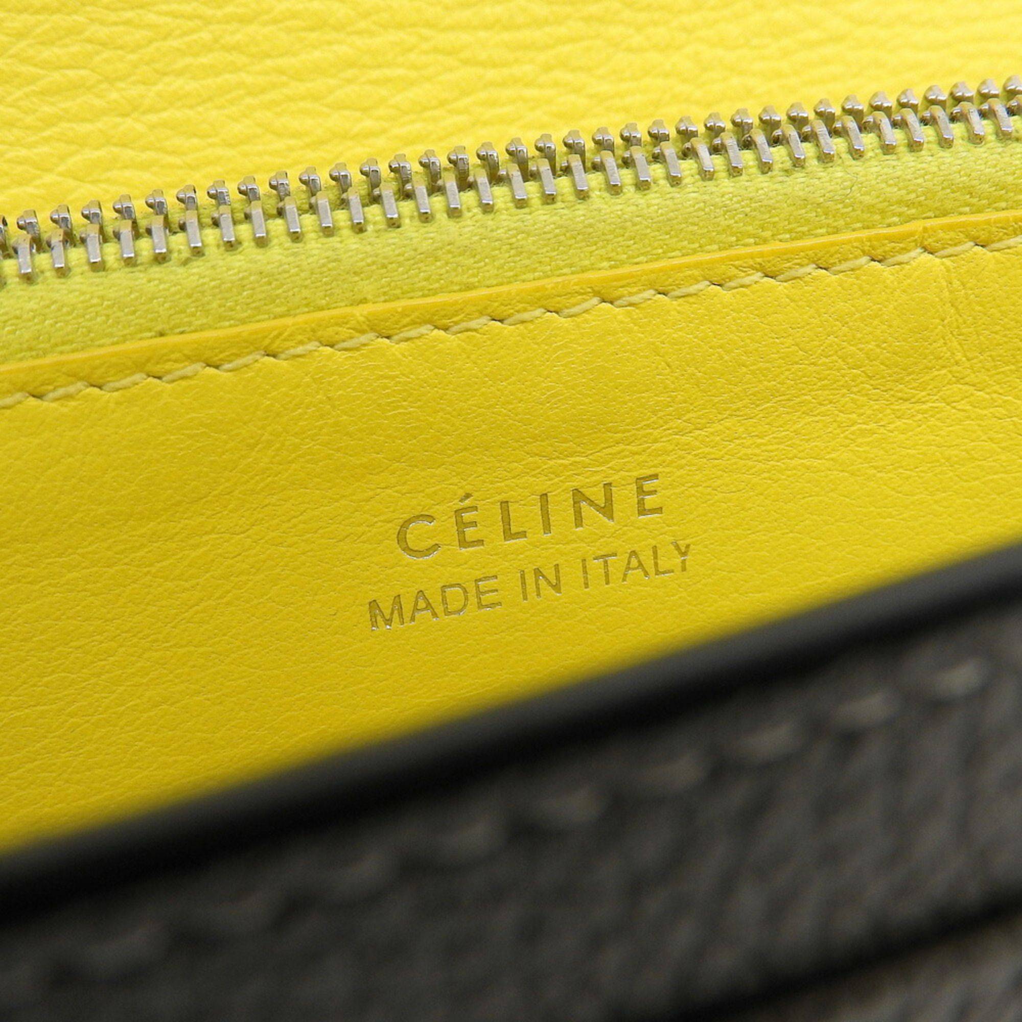 Leather Long Wallet (Tri-Fold) (Pre-Owned) - Celine - Modalova