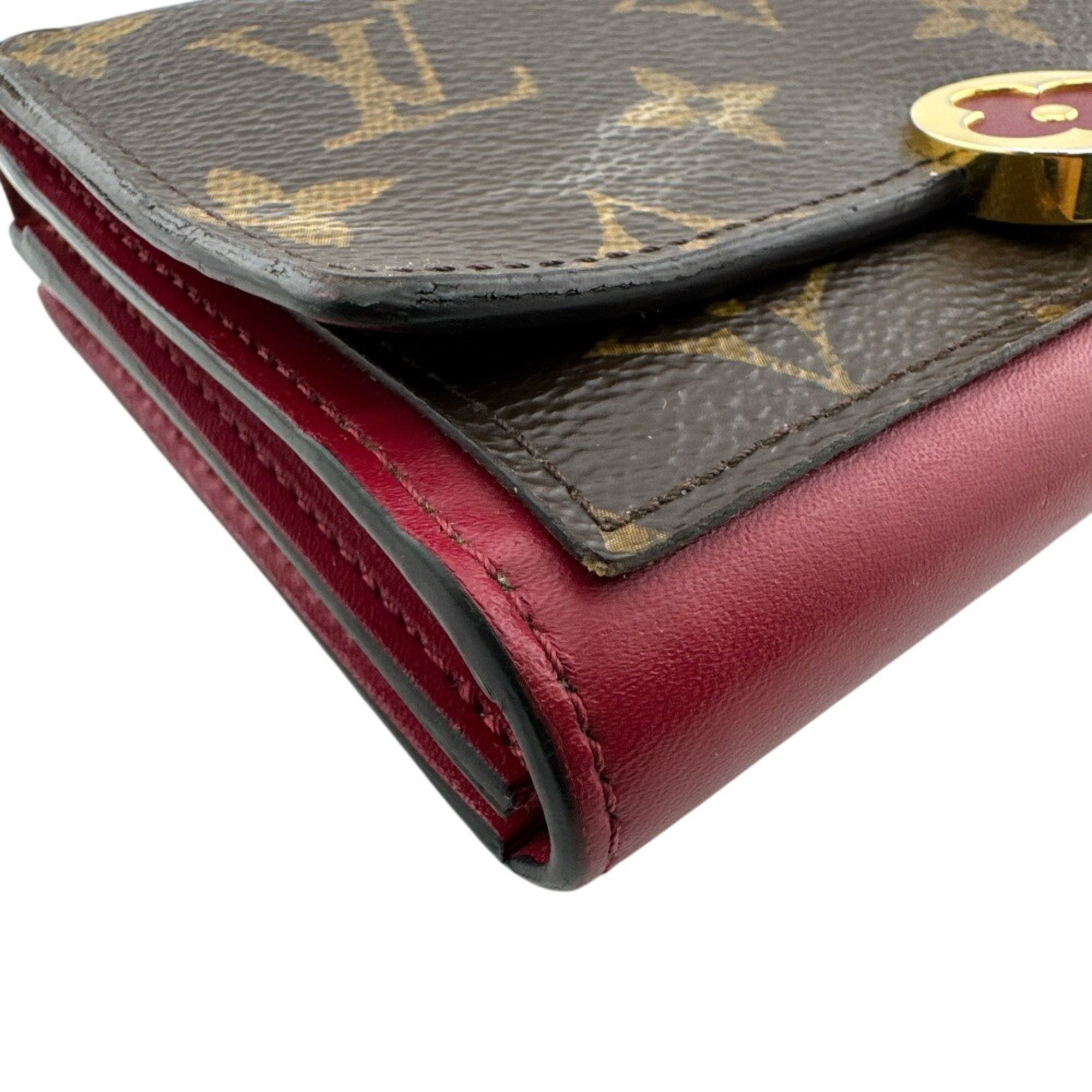 Monogram Leather Wallet (Bi-Fold) (Pre-Owned) - Louis Vuitton - Modalova