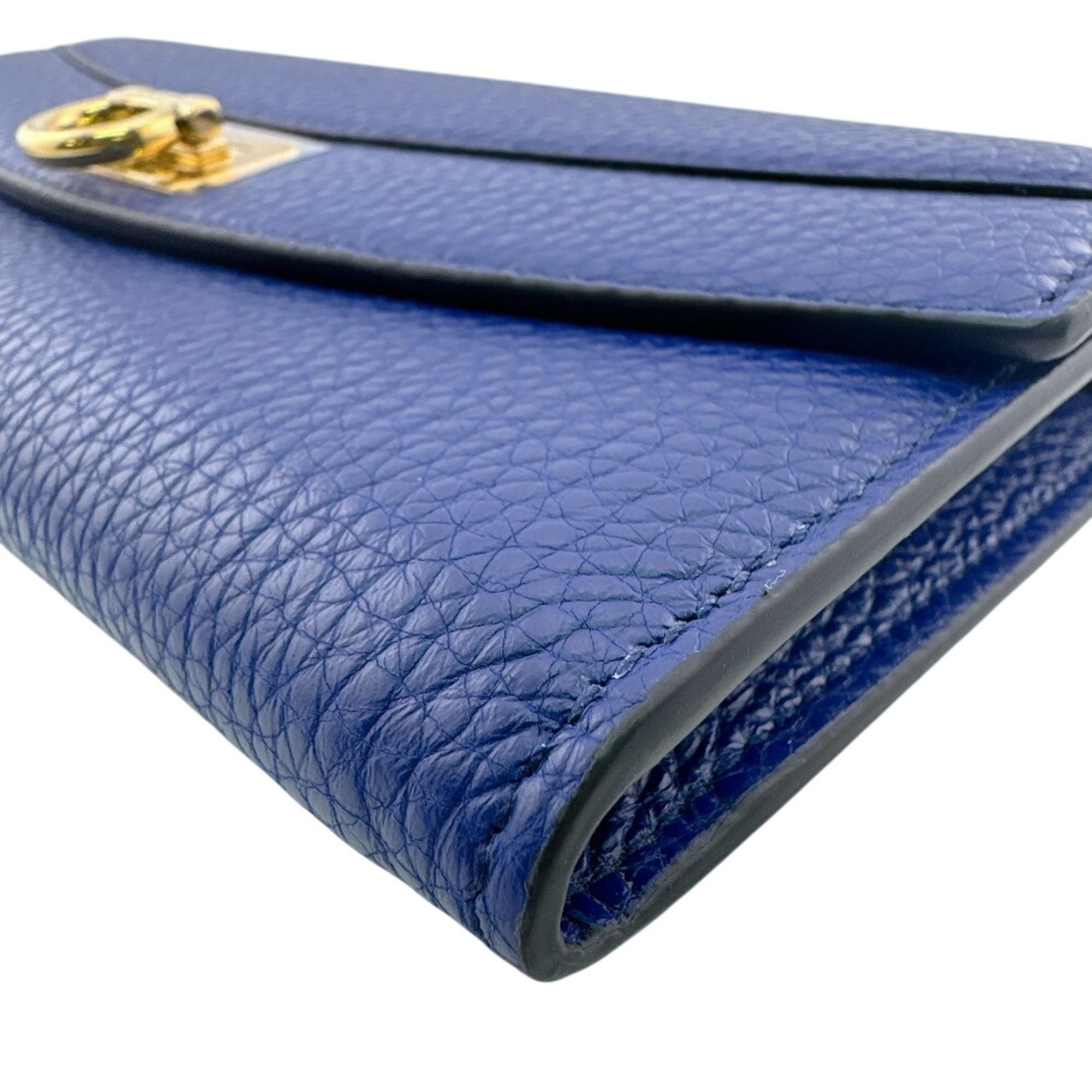 Leather Long Wallet (Tri-Fold) (Pre-Owned) - Salvatore Ferragamo - Modalova