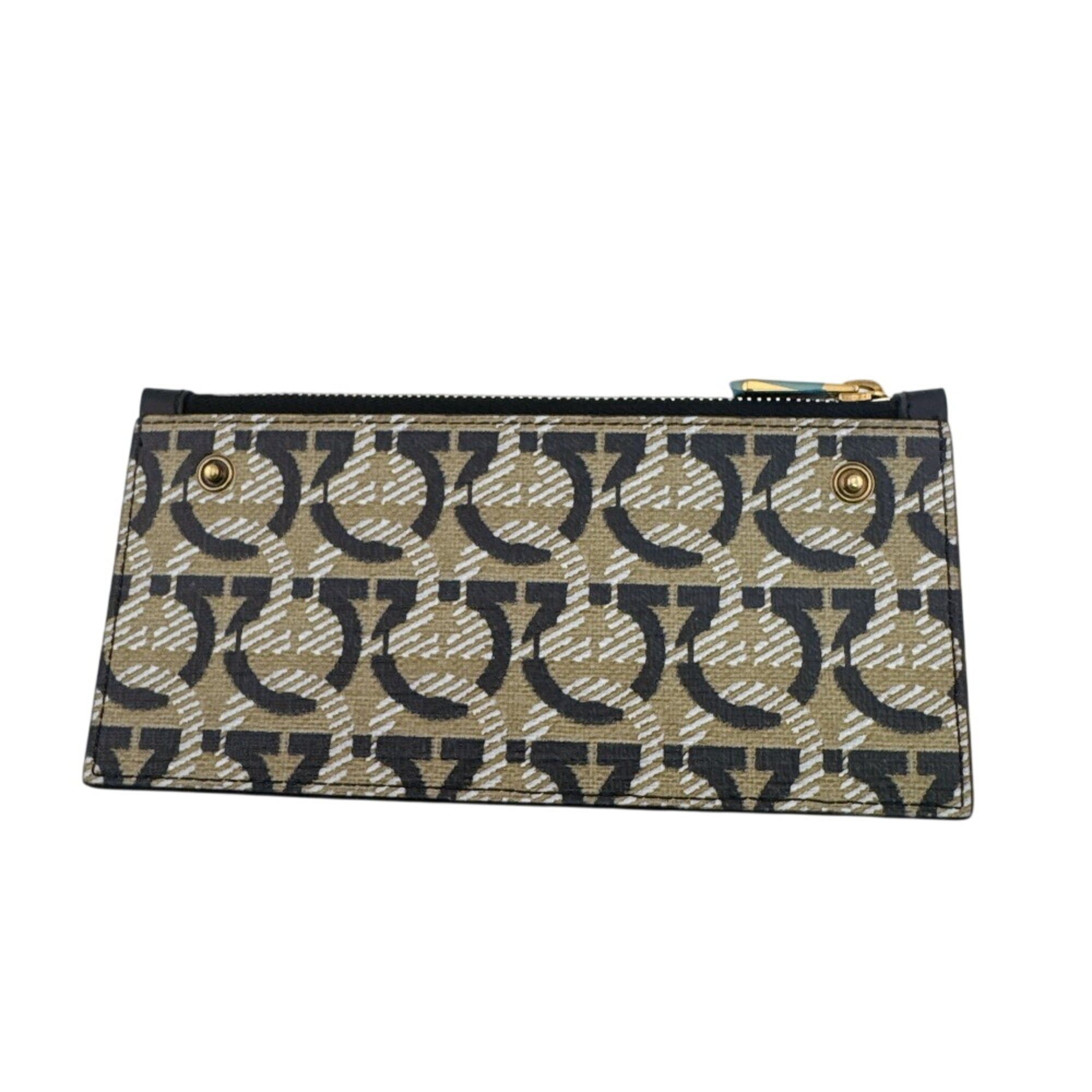Leather Long Wallet (Tri-Fold) (Pre-Owned) - Salvatore Ferragamo - Modalova