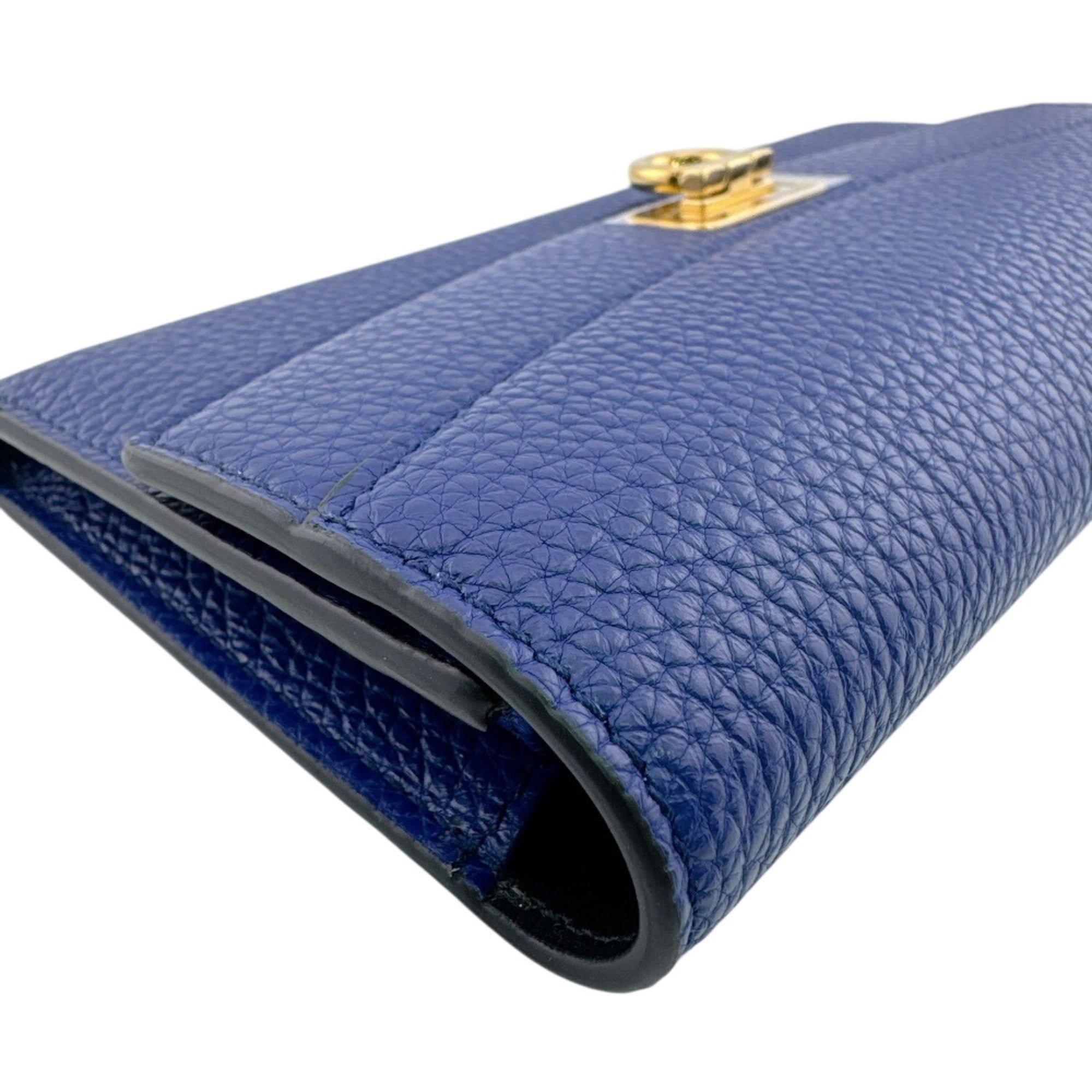 Leather Long Wallet (Tri-Fold) (Pre-Owned) - Salvatore Ferragamo - Modalova