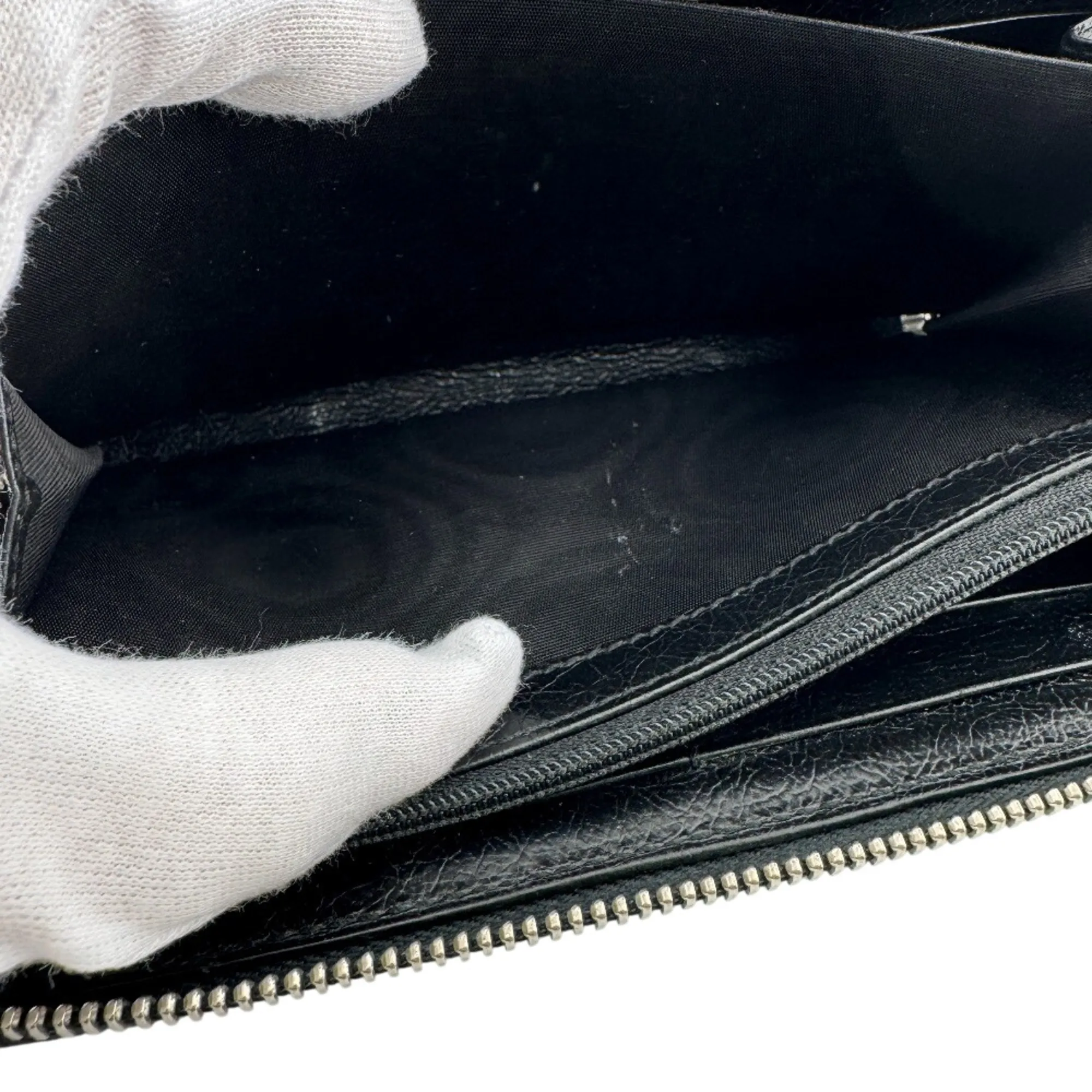 Leather Long Wallet (Bi-Fold) (Pre-Owned) - Gucci - Modalova