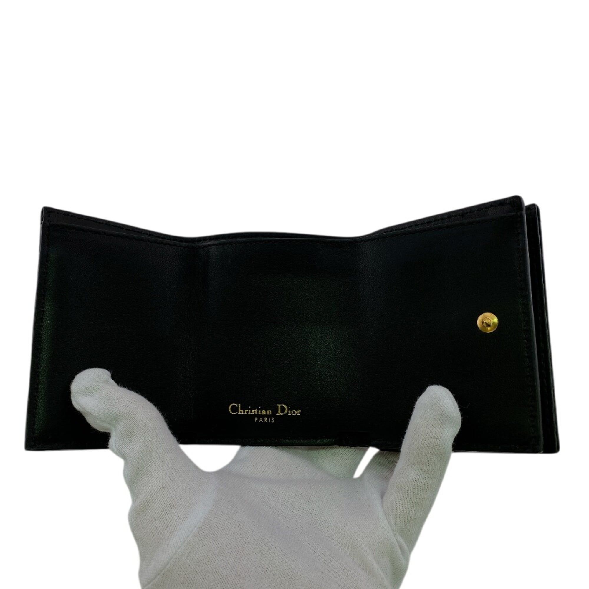 Leather Wallet (Tri-Fold) (Pre-Owned) - Christian Dior - Modalova