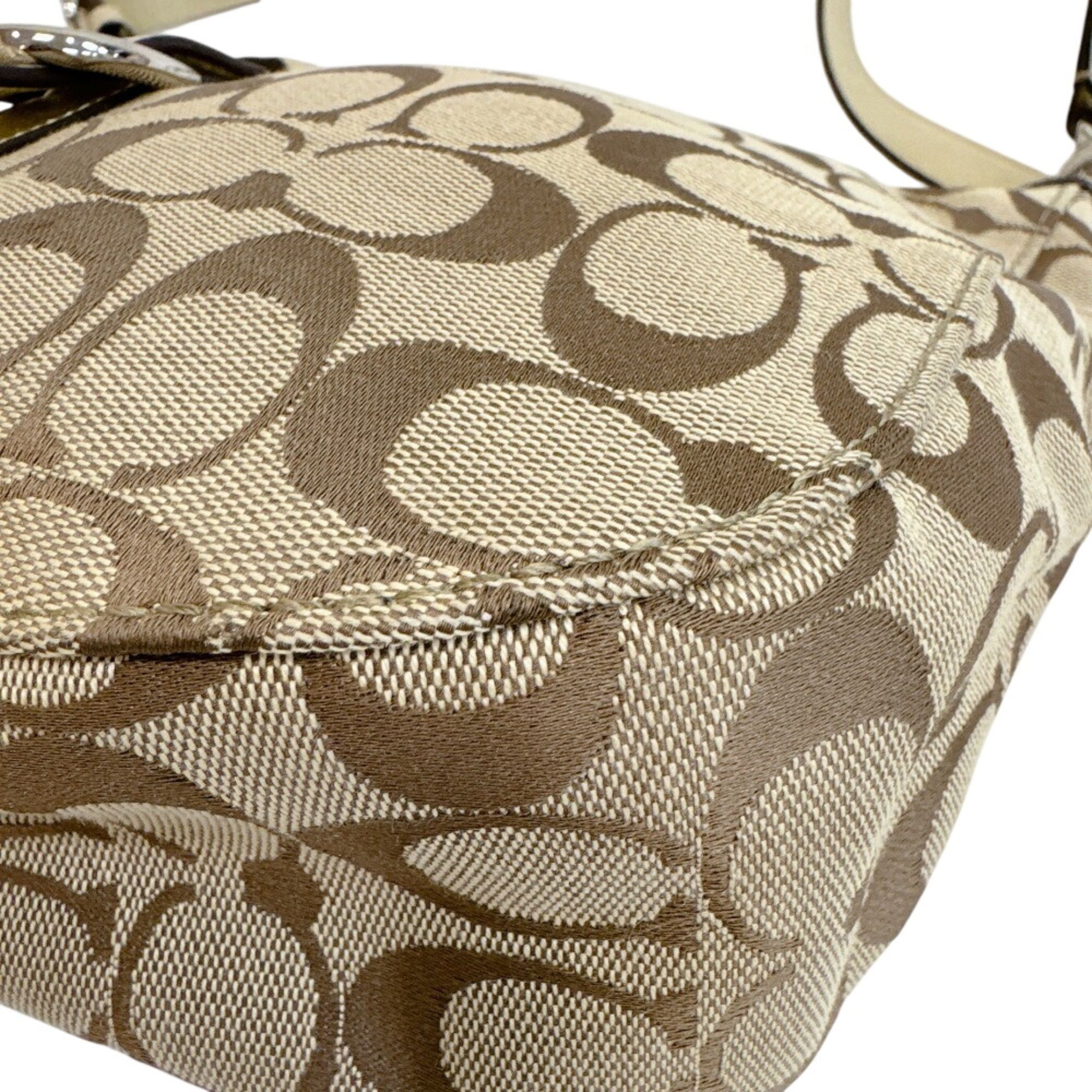 Canvas Leather Shoulder Bag (Pre-Owned) - Coach - Modalova