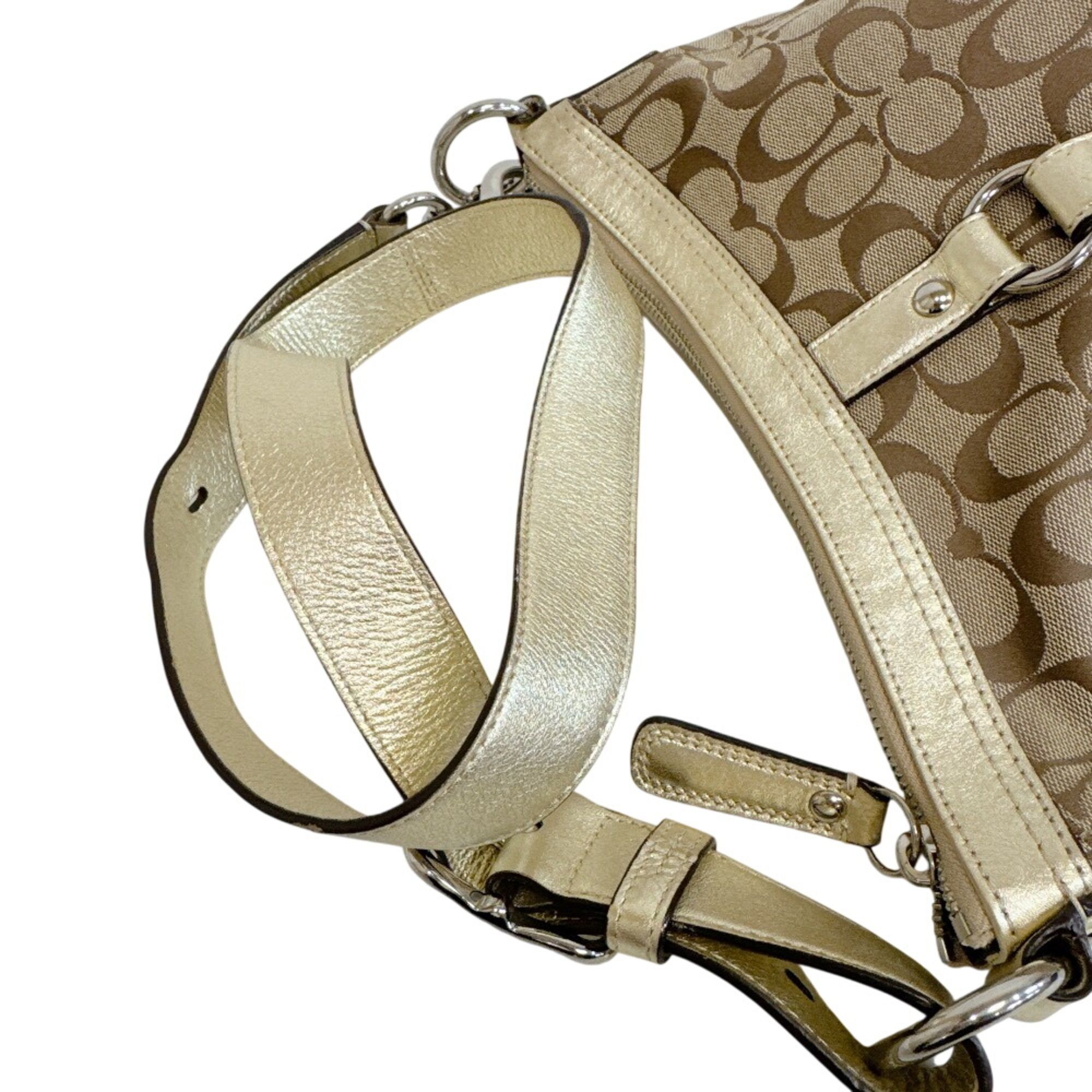 Canvas Leather Shoulder Bag (Pre-Owned) - Coach - Modalova