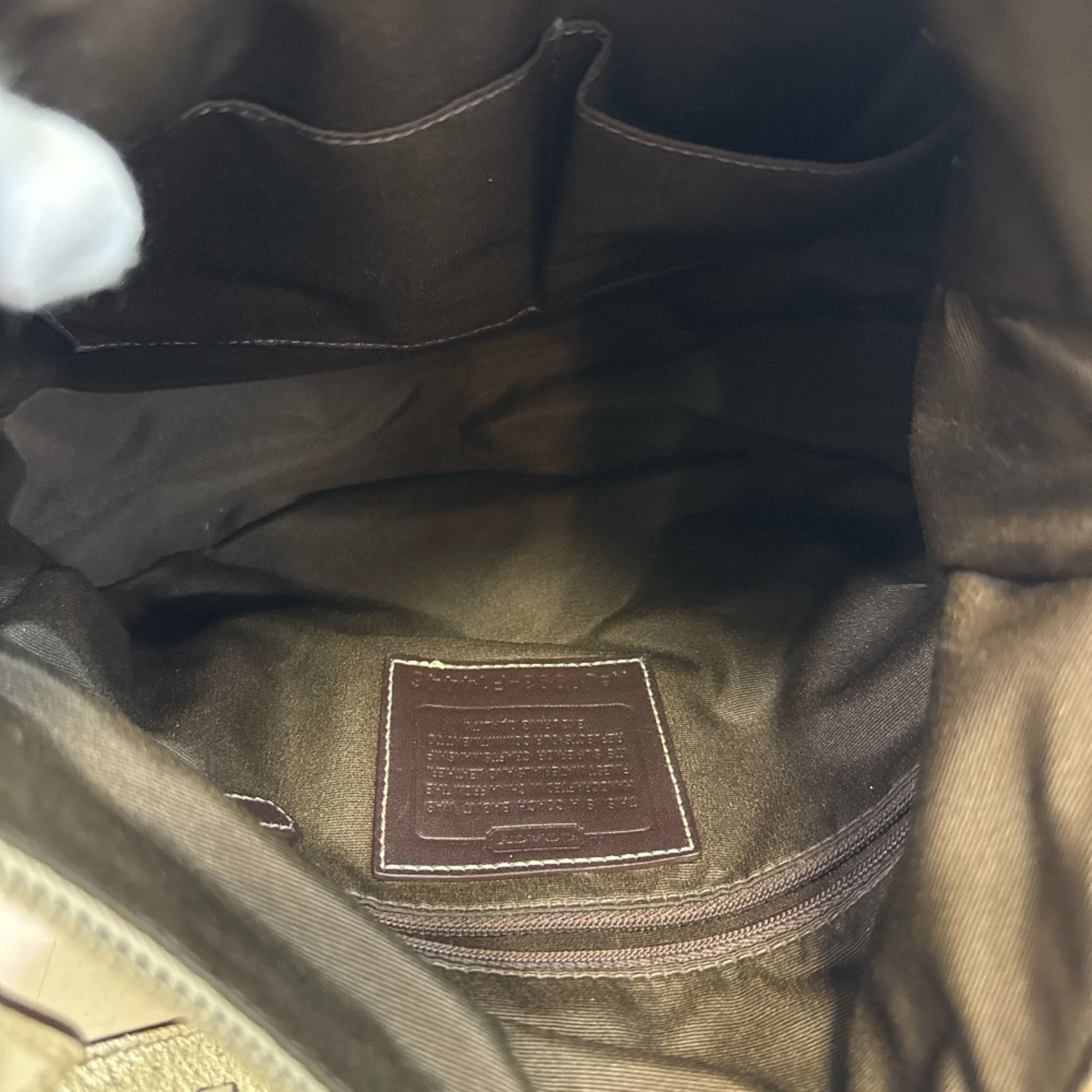 Canvas Leather Shoulder Bag (Pre-Owned) - Coach - Modalova