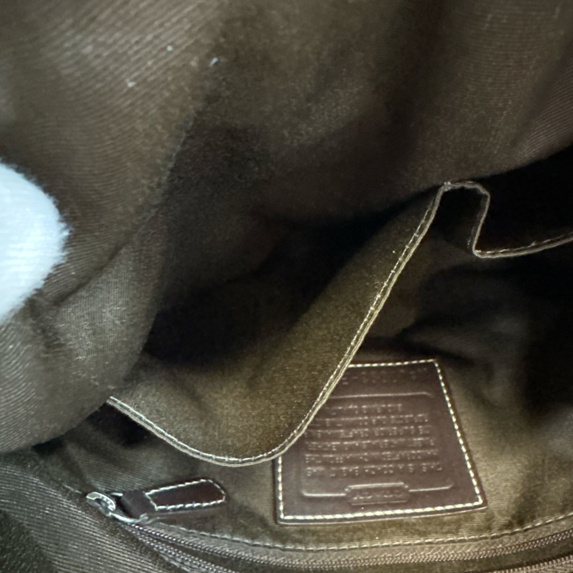 Canvas Leather Shoulder Bag (Pre-Owned) - Coach - Modalova