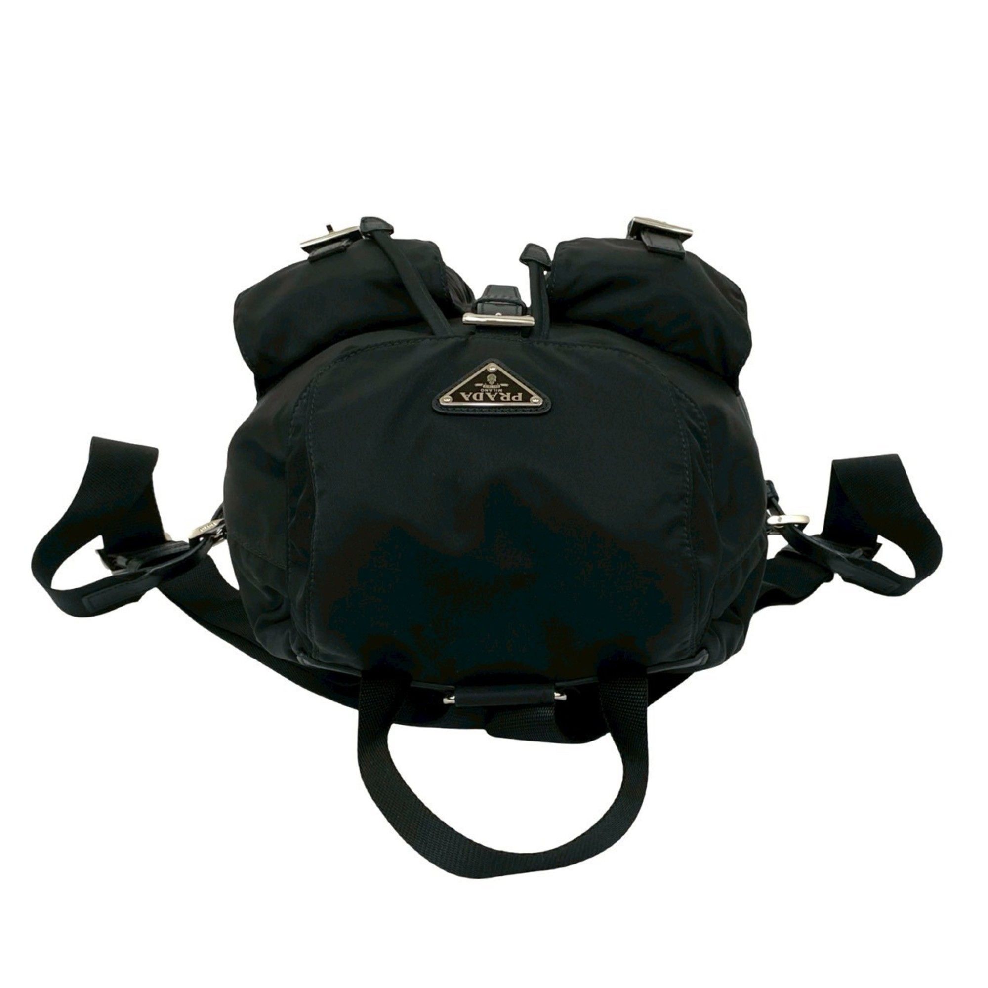 Nylon Leather Backpack (Pre-Owned) - Prada - Modalova