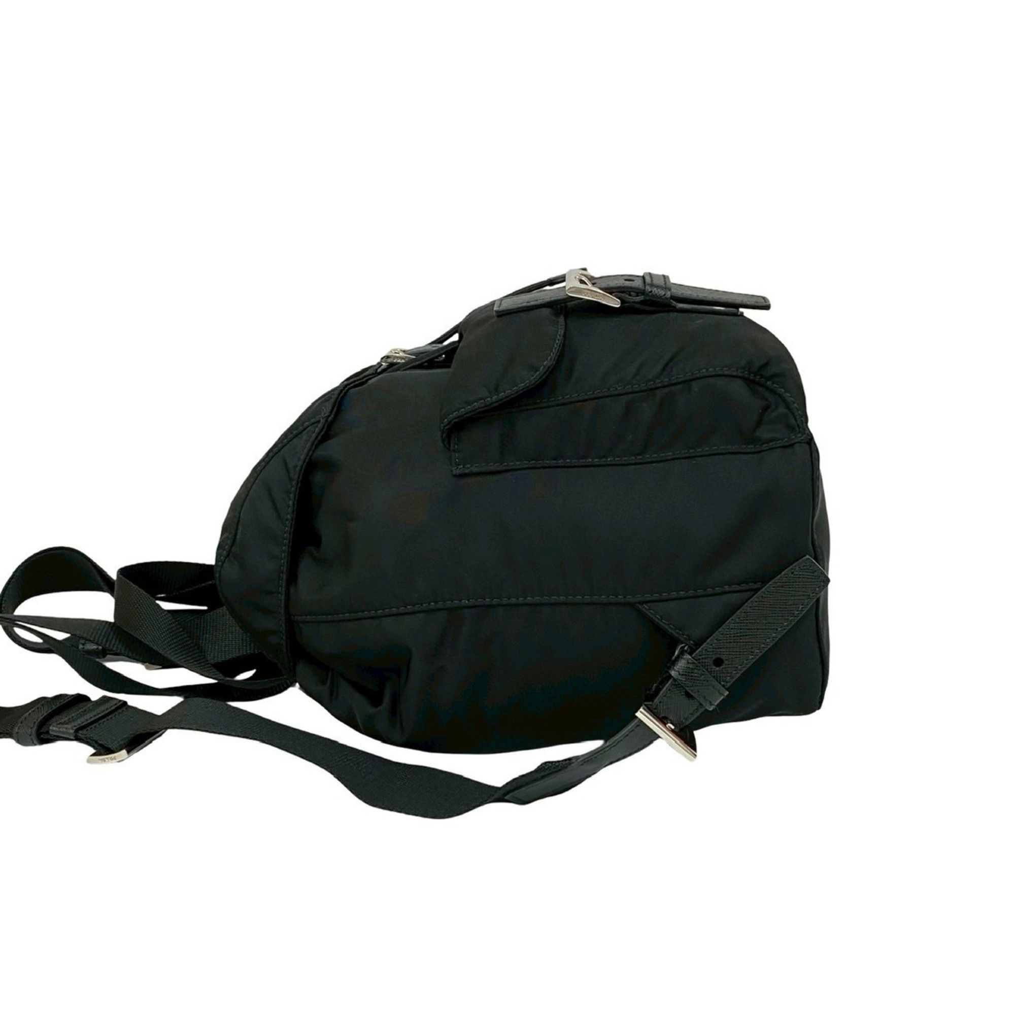 Nylon Leather Backpack (Pre-Owned) - Prada - Modalova