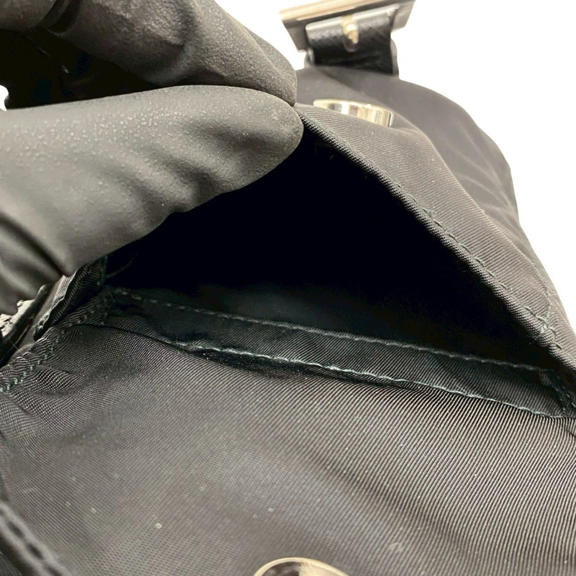 Nylon Leather Backpack (Pre-Owned) - Prada - Modalova