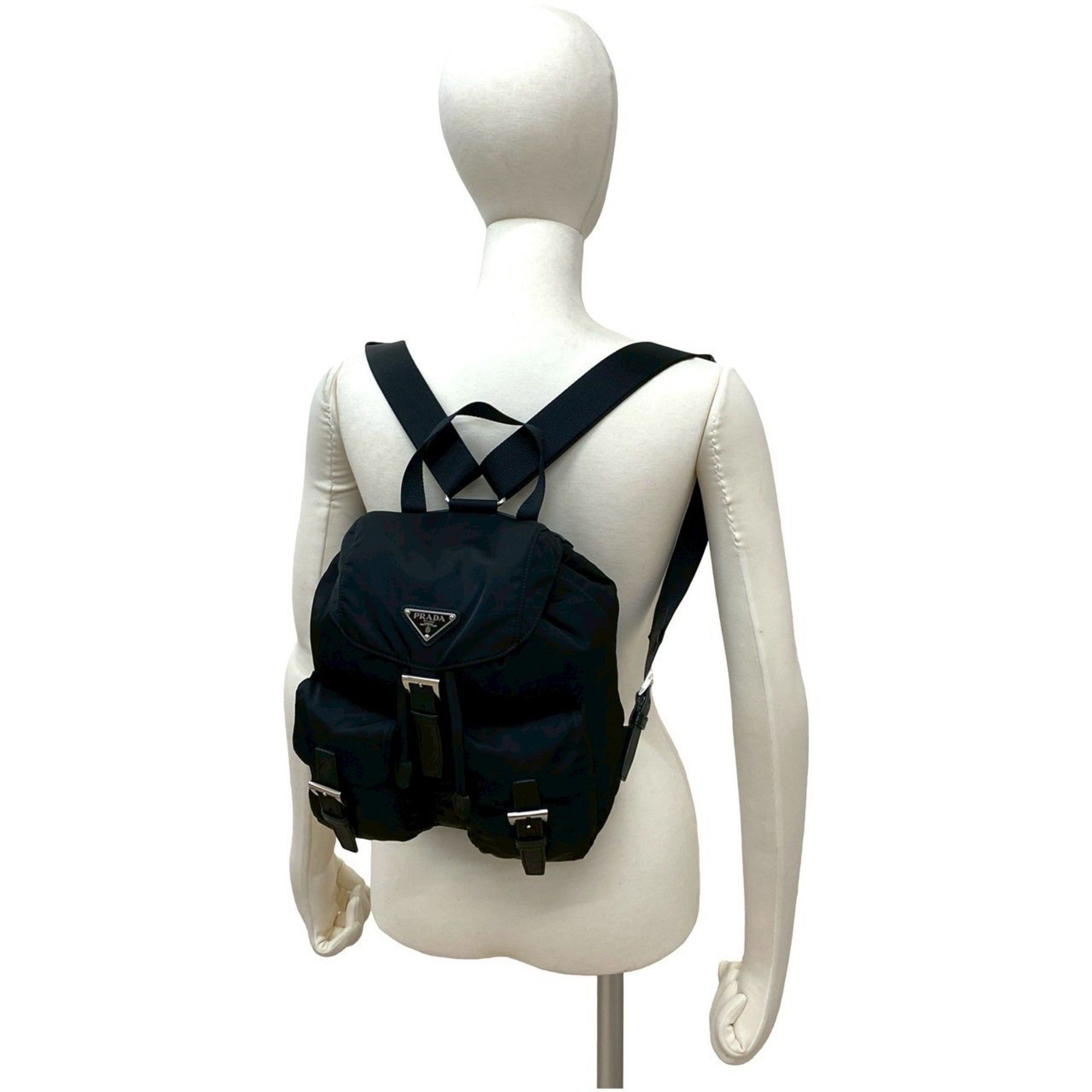 Nylon Leather Backpack (Pre-Owned) - Prada - Modalova