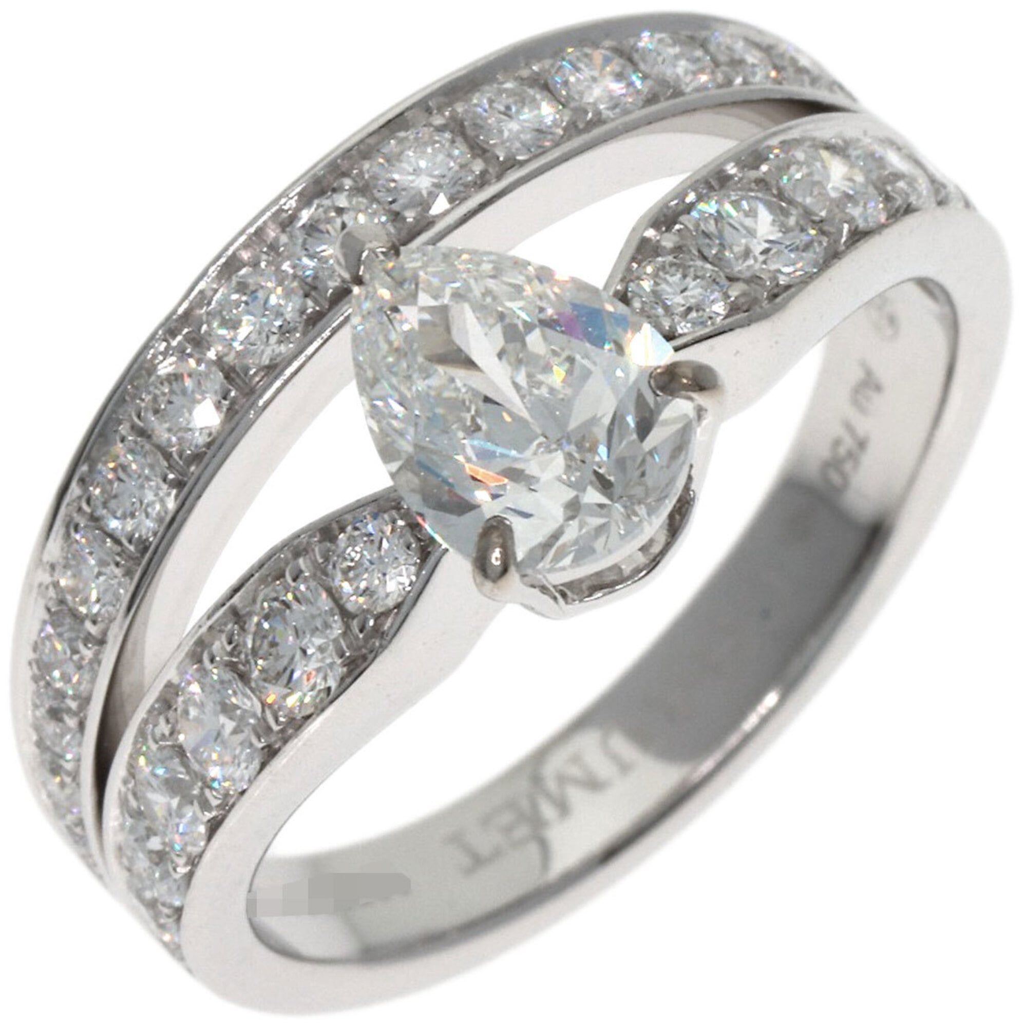 White Gold (18K) Band Ring (Pre-Owned) - Chaumet - Modalova