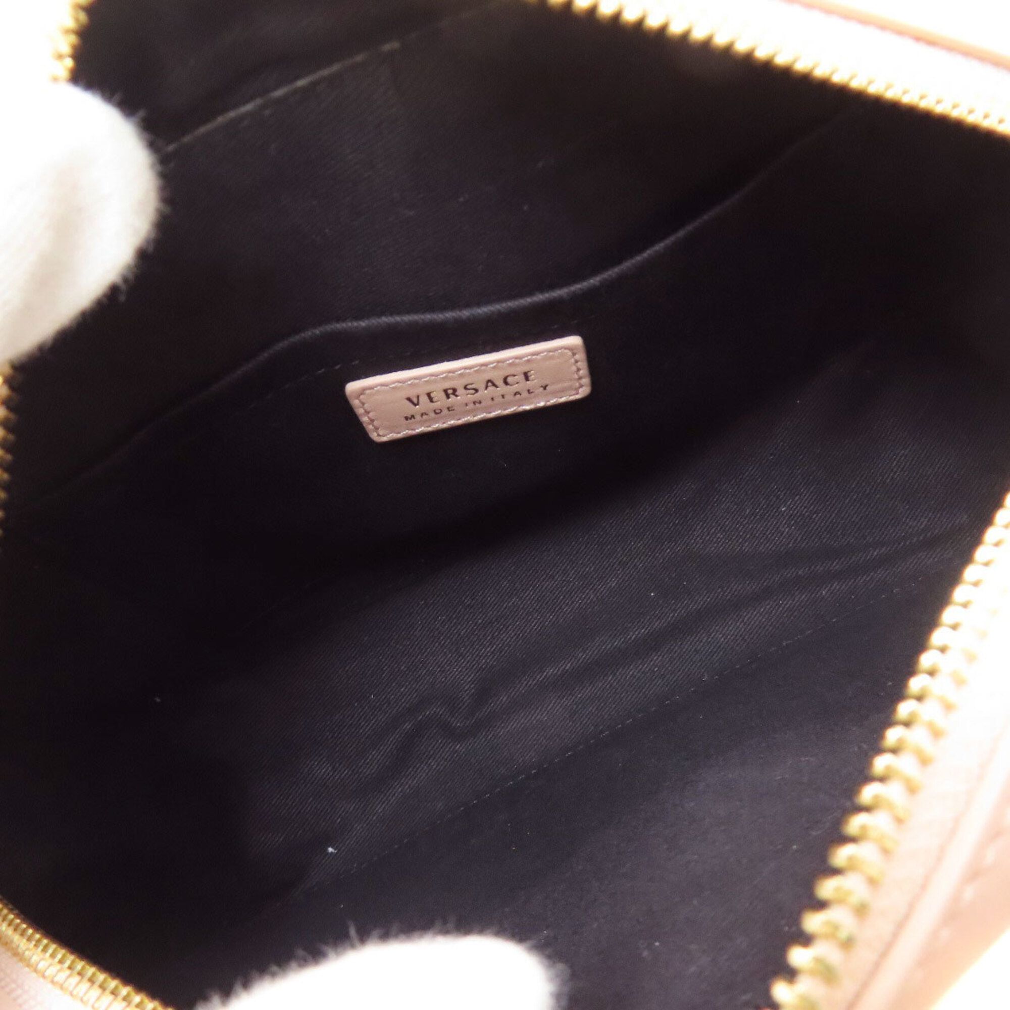Leather Shoulder Bag (Pre-Owned) - Versace - Modalova