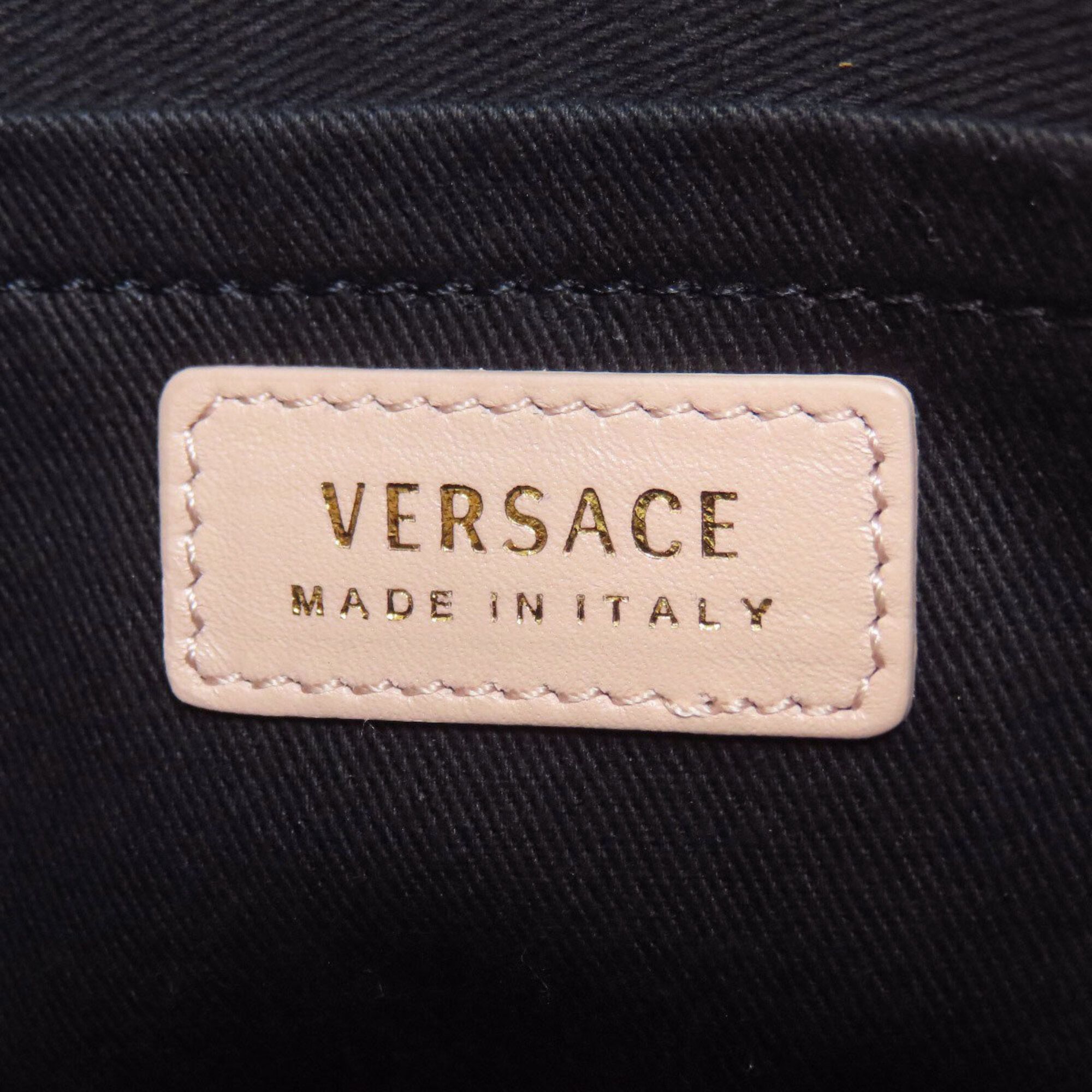 Leather Shoulder Bag (Pre-Owned) - Versace - Modalova