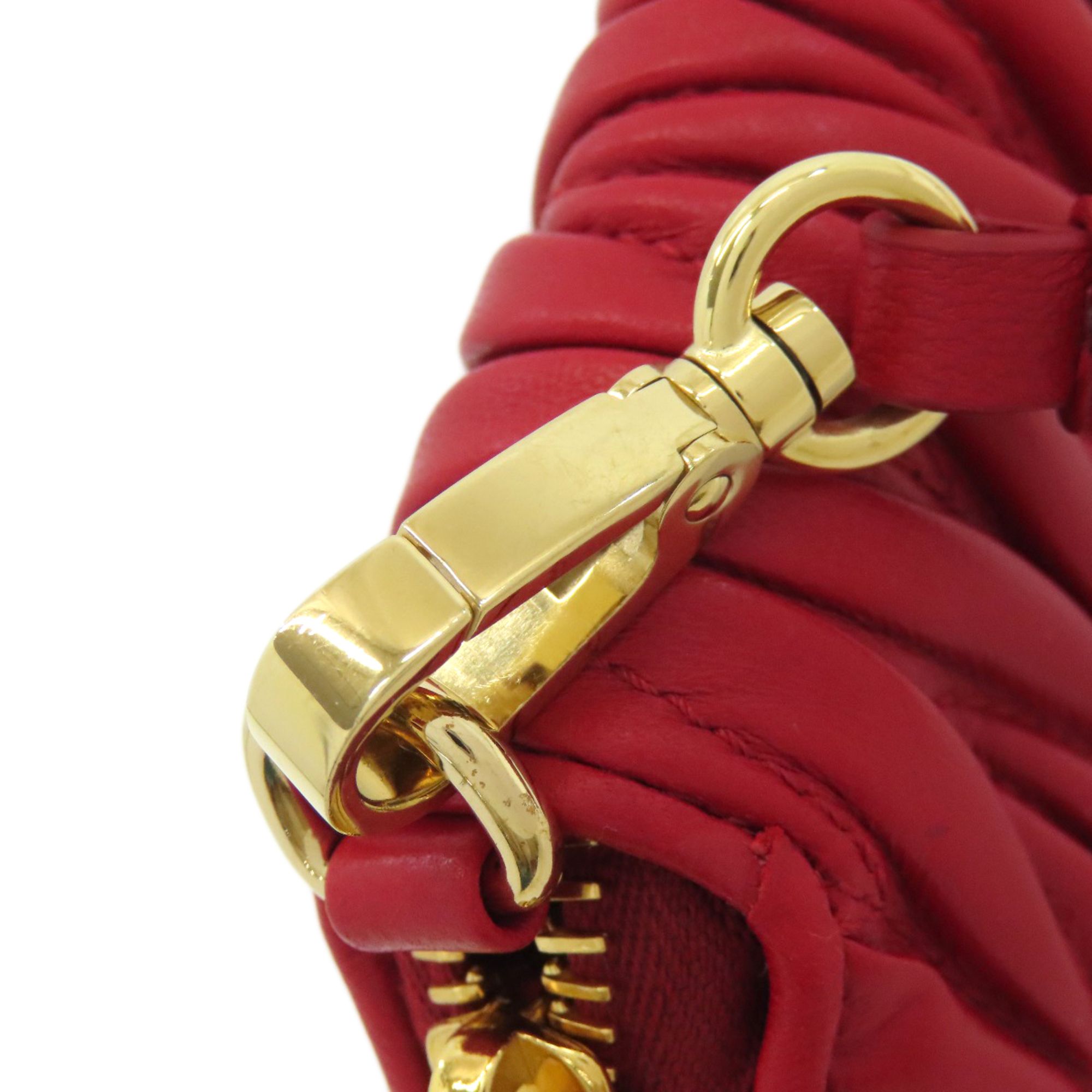 Leather Pouch (Pre-Owned) - Miu Miu - Modalova