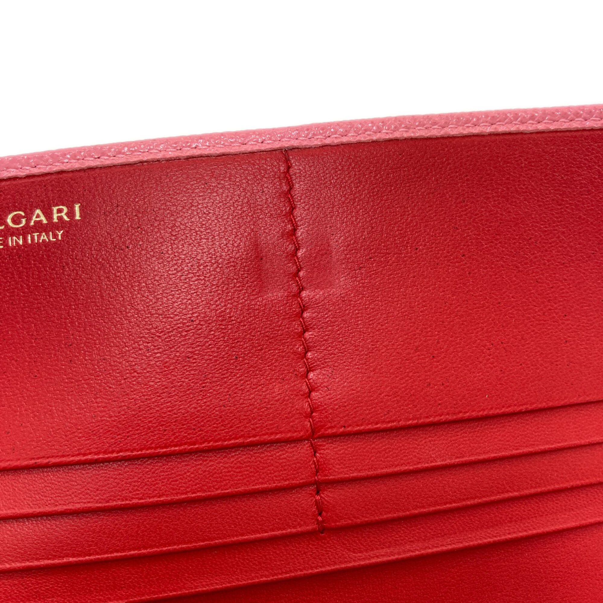 Leather Long Wallet (Bi-Fold) (Pre-Owned) - Bvlgari - Modalova