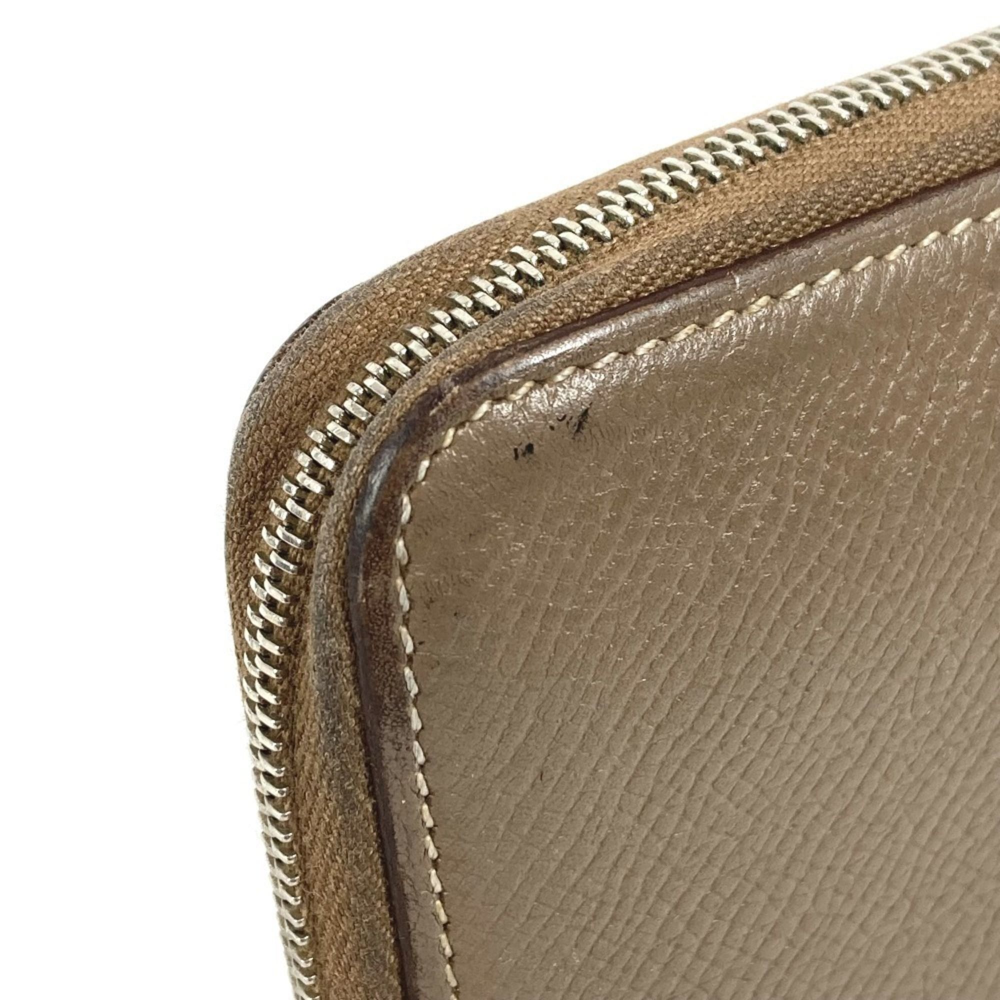 Silk'in Epsom Leather Long Wallet (Bi-Fold) (Pre-Owned) - Hermes - Modalova