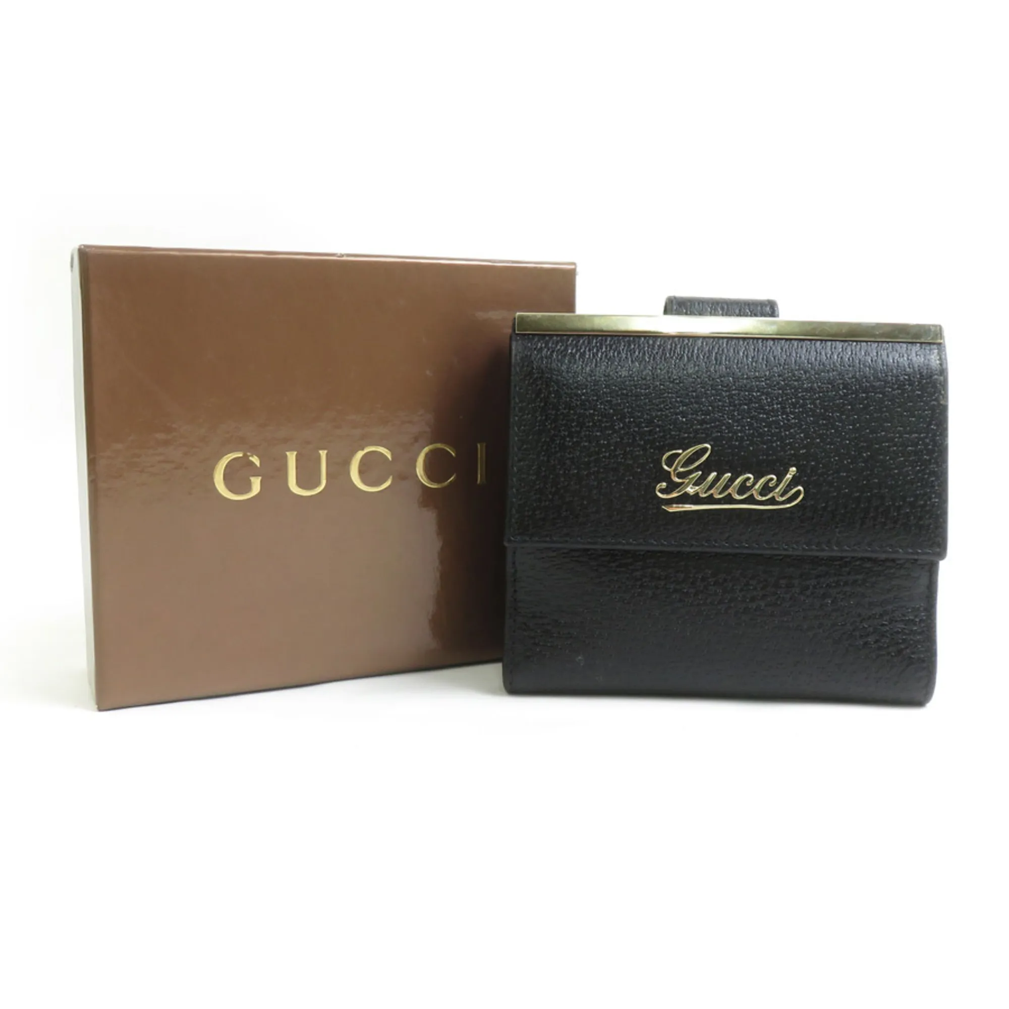 Leather Wallet (Bi-Fold) (Pre-Owned) - Gucci - Modalova