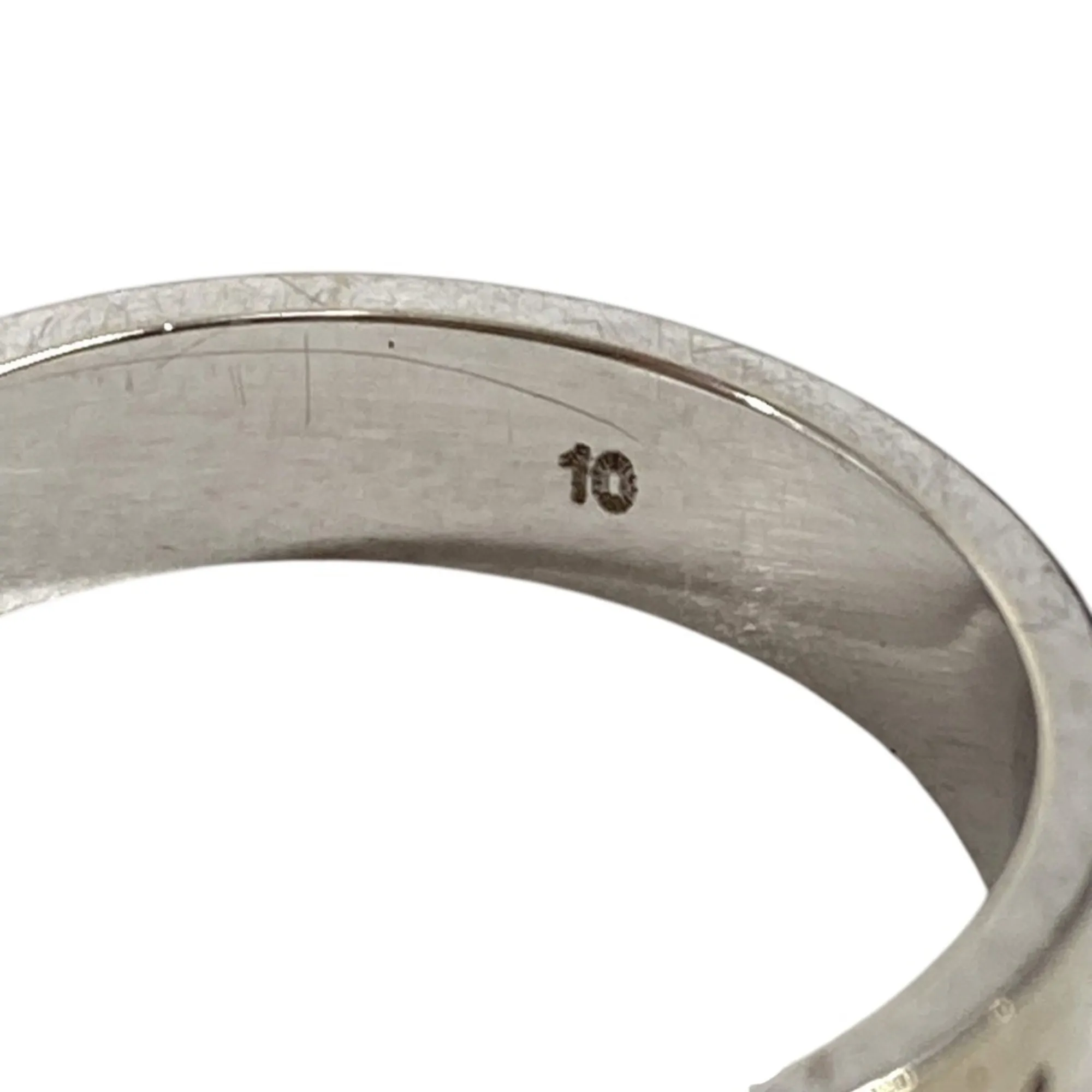 White Gold (18K) Band Ring (Pre-Owned) - Gucci - Modalova