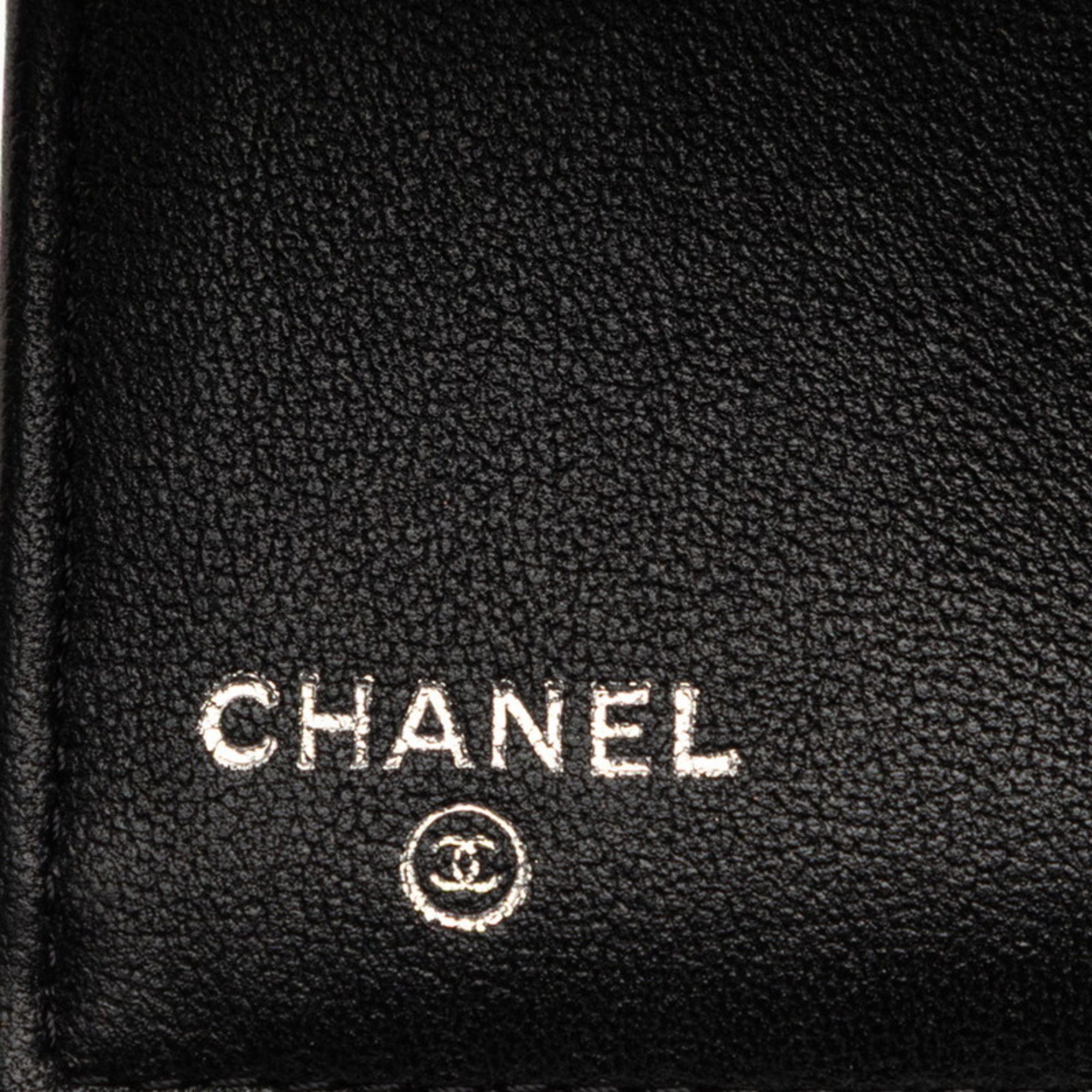 Matelasse Leather Wallet (Tri-Fold) (Pre-Owned) - Chanel - Modalova
