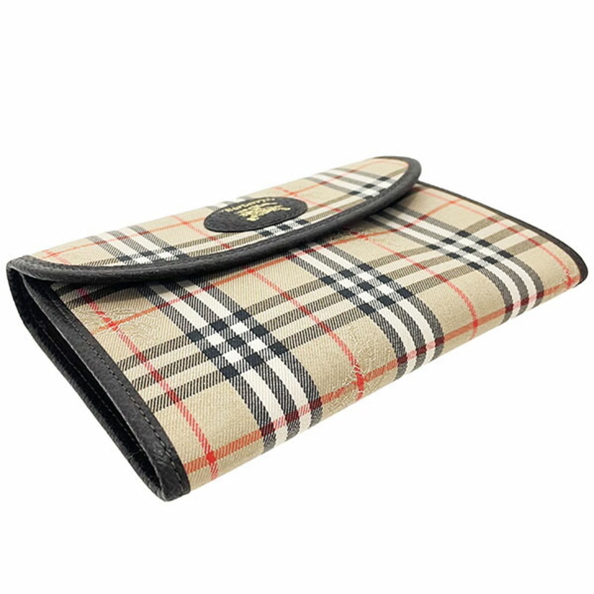 Canvas Leather Pouch (Pre-Owned) - Burberry - Modalova