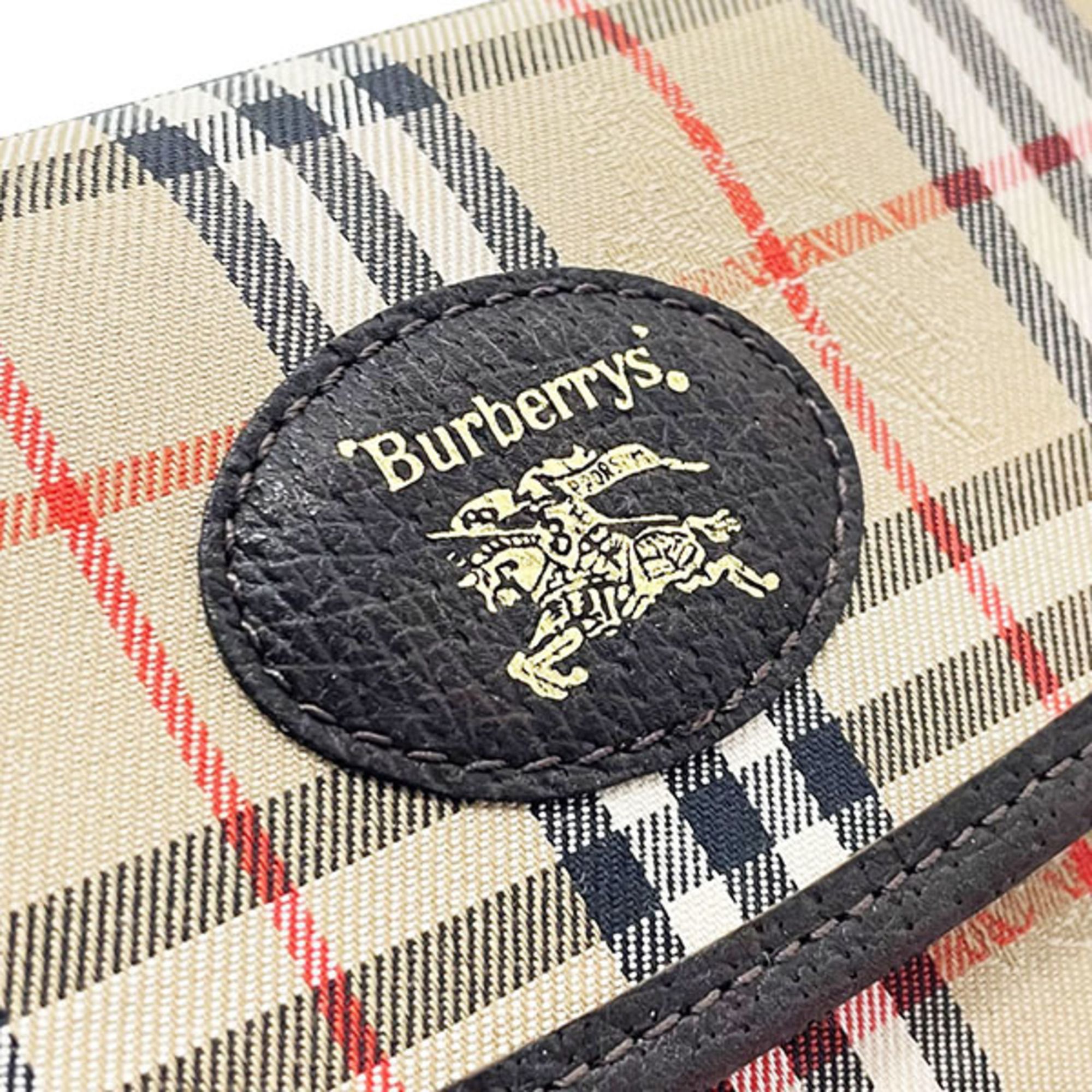 Canvas Leather Pouch (Pre-Owned) - Burberry - Modalova