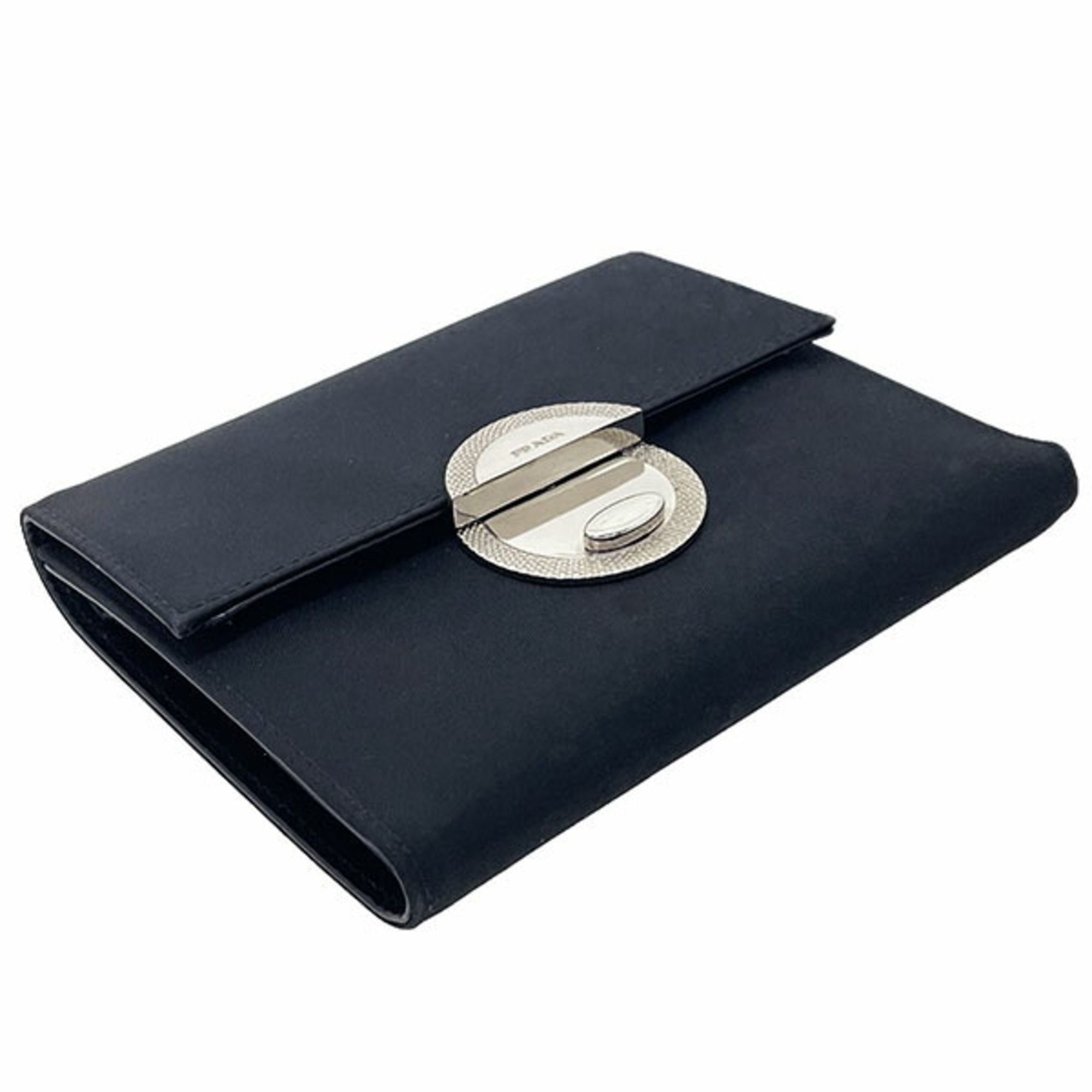 Nylon Leather Wallet (Tri-Fold) (Pre-Owned) - Prada - Modalova