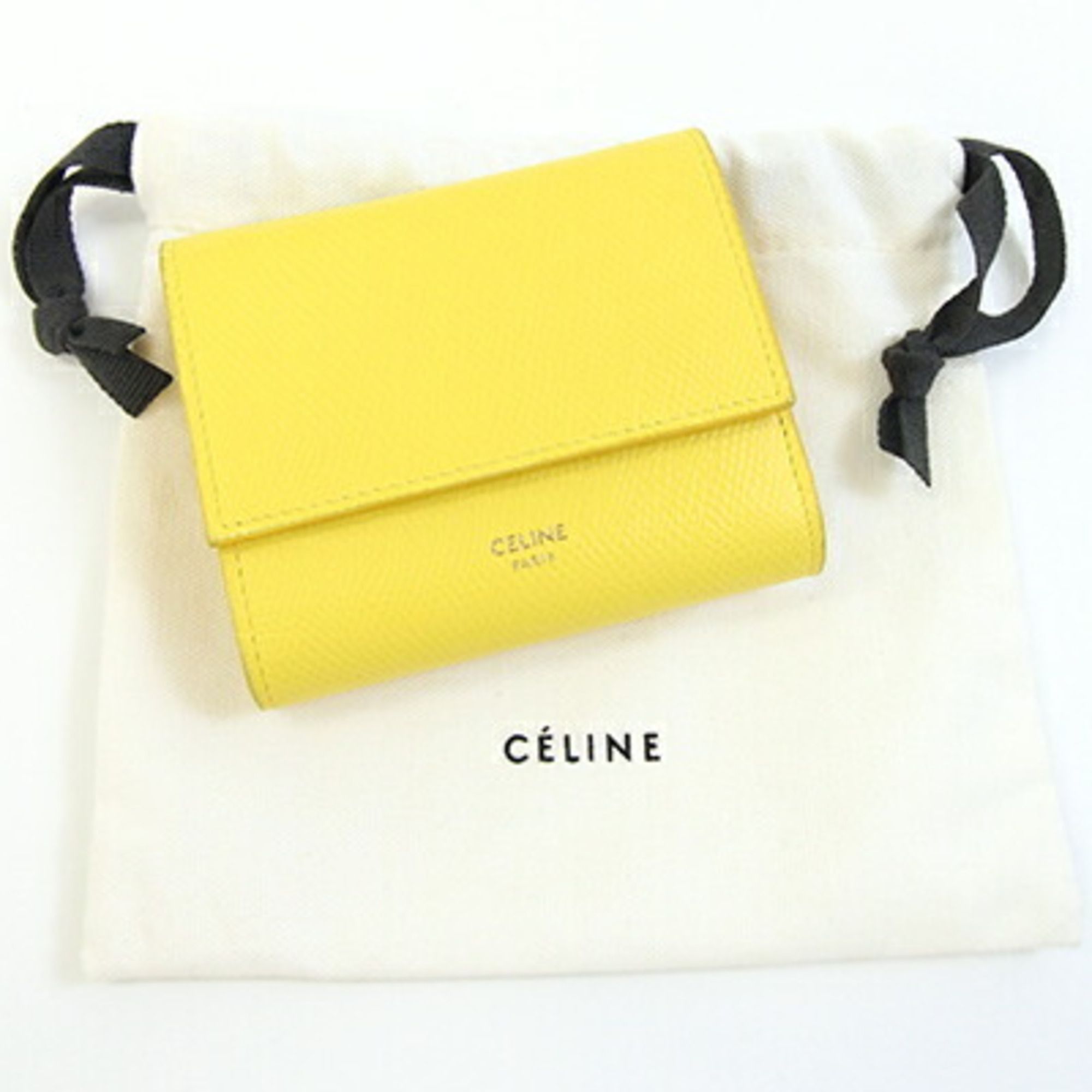 Leather Wallet (Tri-Fold) (Pre-Owned) - Celine - Modalova