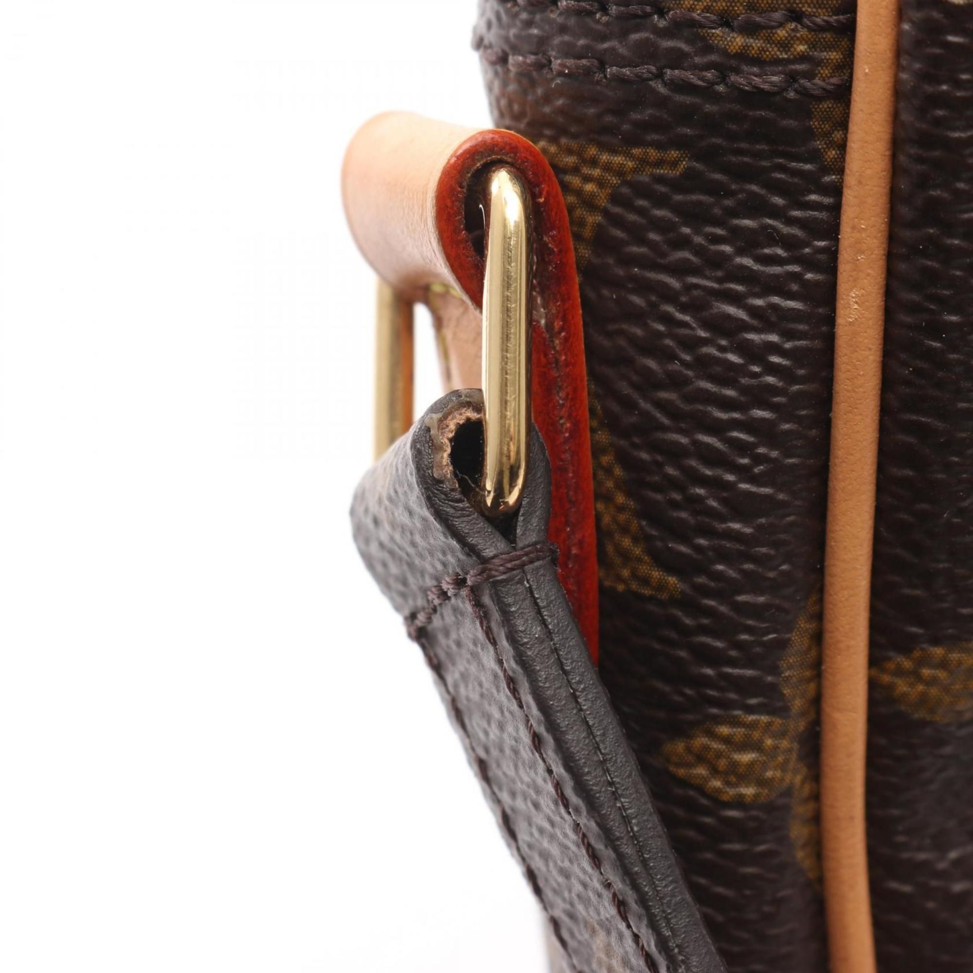 Coated Canvas Leather Handbag Shoulder Bag (Pre-Owned) - Louis Vuitton - Modalova