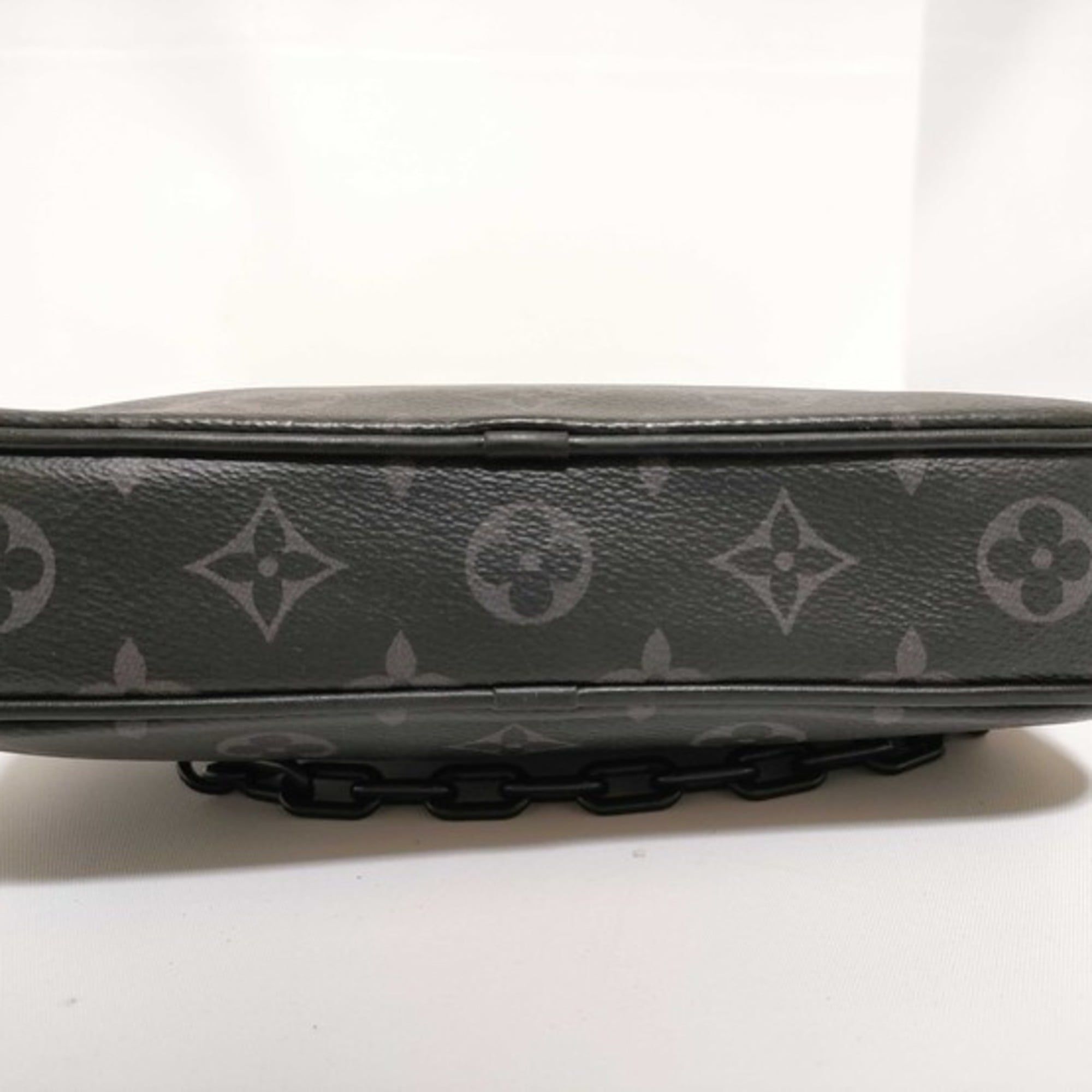 Monogram Eclipse Pvc Leather Clutch Bag Handbag Pochette (Pre-Owned) - Louis Vuitton - Modalova