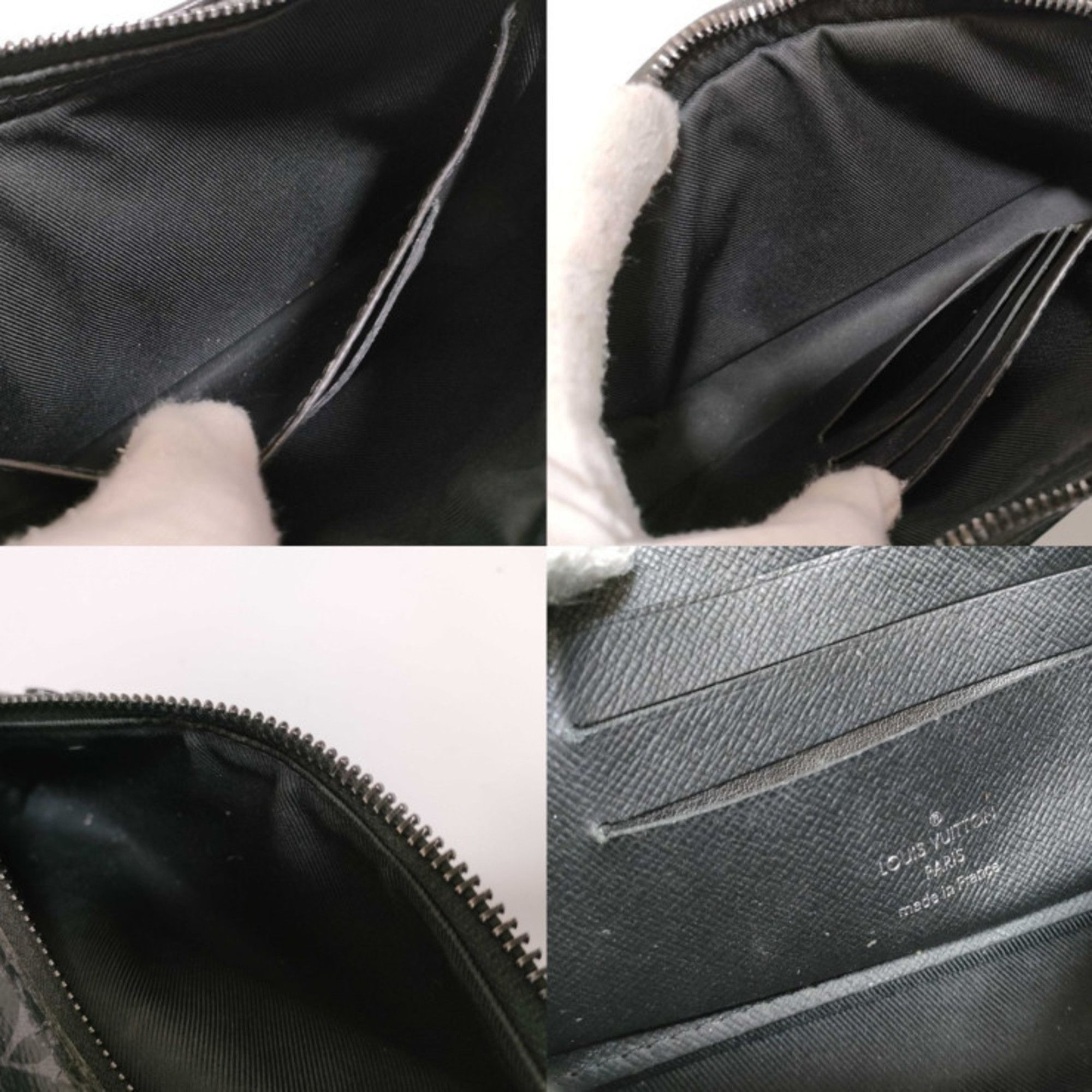 Monogram Eclipse Pvc Leather Clutch Bag Handbag Pochette (Pre-Owned) - Louis Vuitton - Modalova